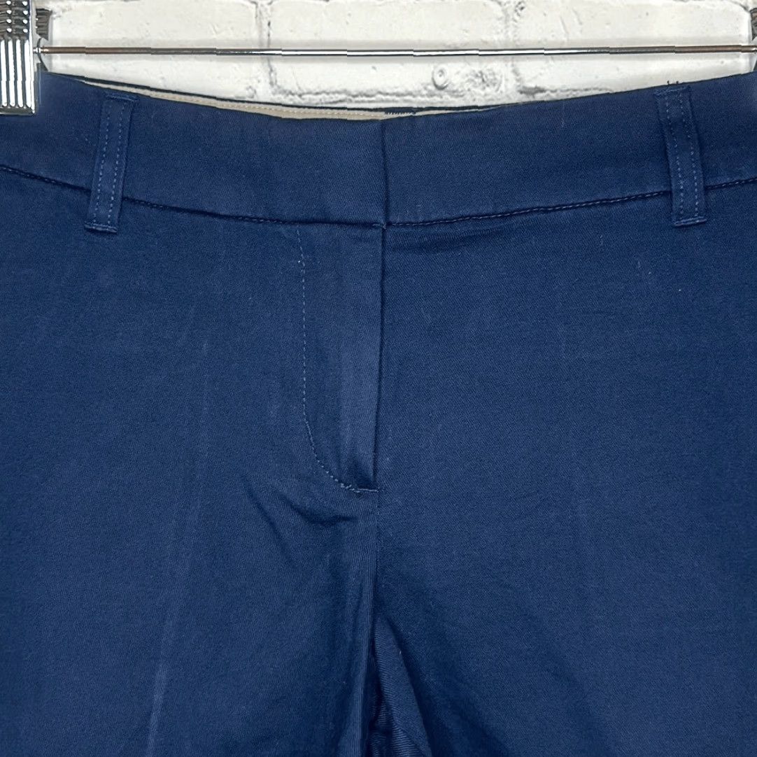 J.Crew J. Crew Womens Chino Shorts Navy Blue Cotton 8 H5616 Size 8 | Blue | Shorts | Women Size 30" / US 8 / IT 44 - 3 Thumbnail