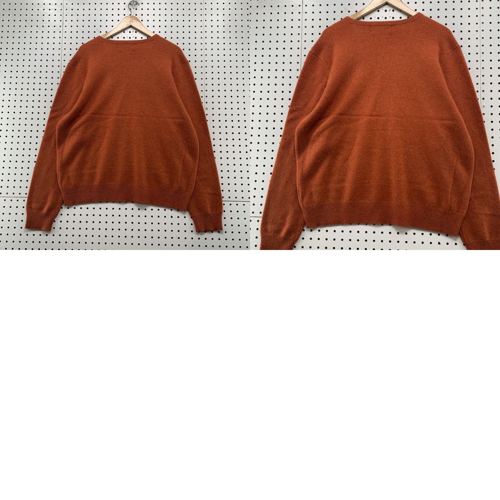 Polo Ralph Lauren Polo Ralph Lauren Sweater XL Orange Pullover Long Sleeve 1/4 Zip Knit Wool Mens Size US XL / EU 56 / 4 - 8 Thumbnail