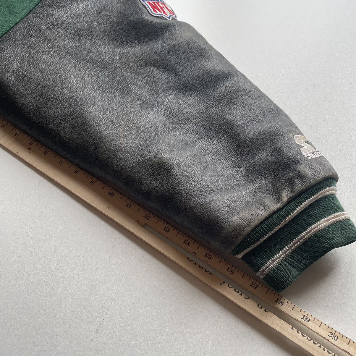 NFL × Starter × Vintage Vintage 90s New York Jets NFL Starter Varsity Jacket Rare XL Size US XL / EU 56 / 4 - 9 Thumbnail