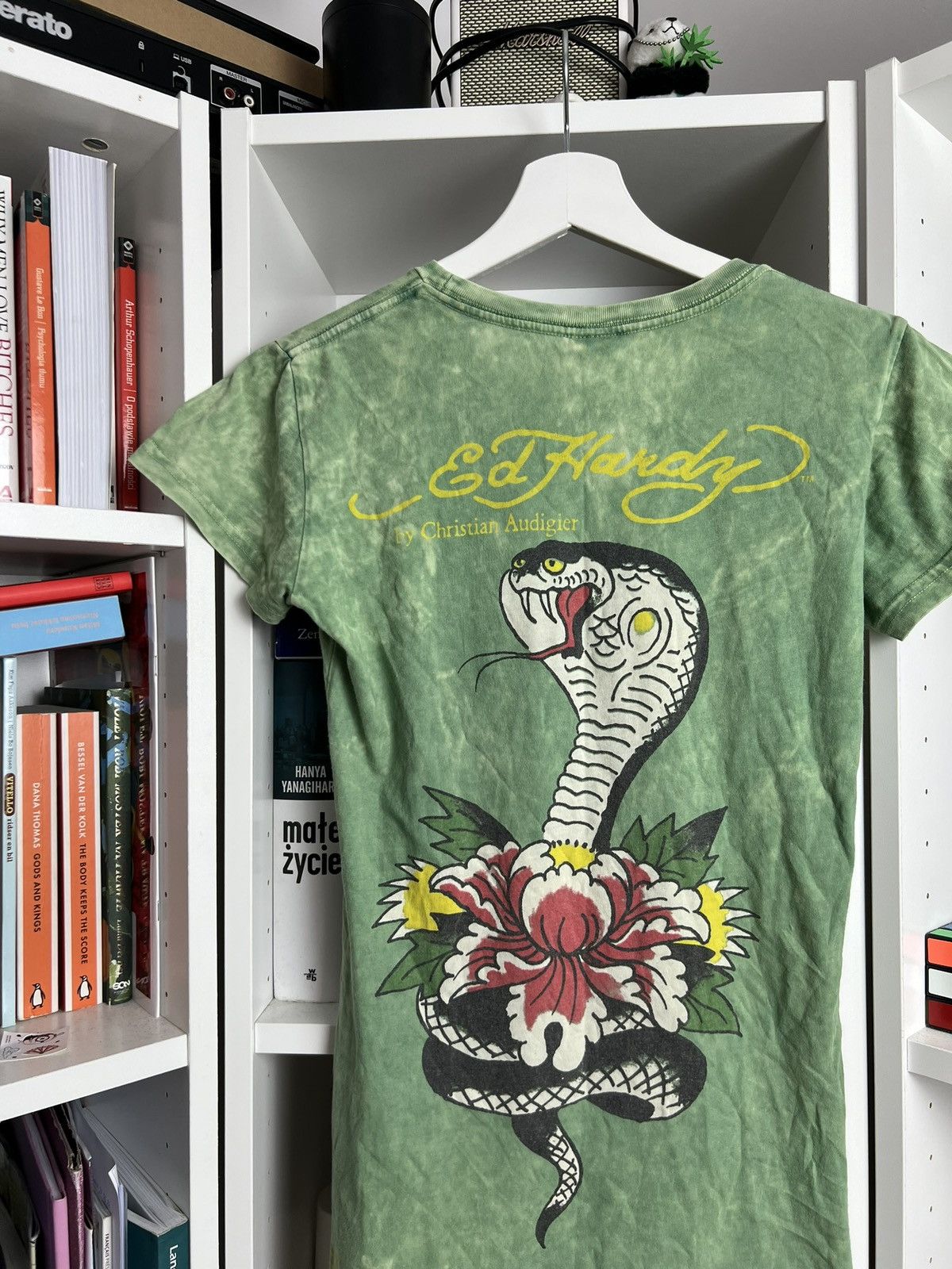 Ed Hardy Vintage y2k Ed Hardy printed t-shirt XS avantgarde drain 00s Size XS / US 0-2 / IT 36-38 - 7 Thumbnail