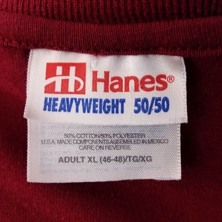 Hanes VINTAGE Hanes Roseburg To Coos Bay Relay T Shirt XL Red Mens 50/50 Running Race Oregon 2000 Rainbow? Size US XL / EU 56 / 4 - 5 Thumbnail