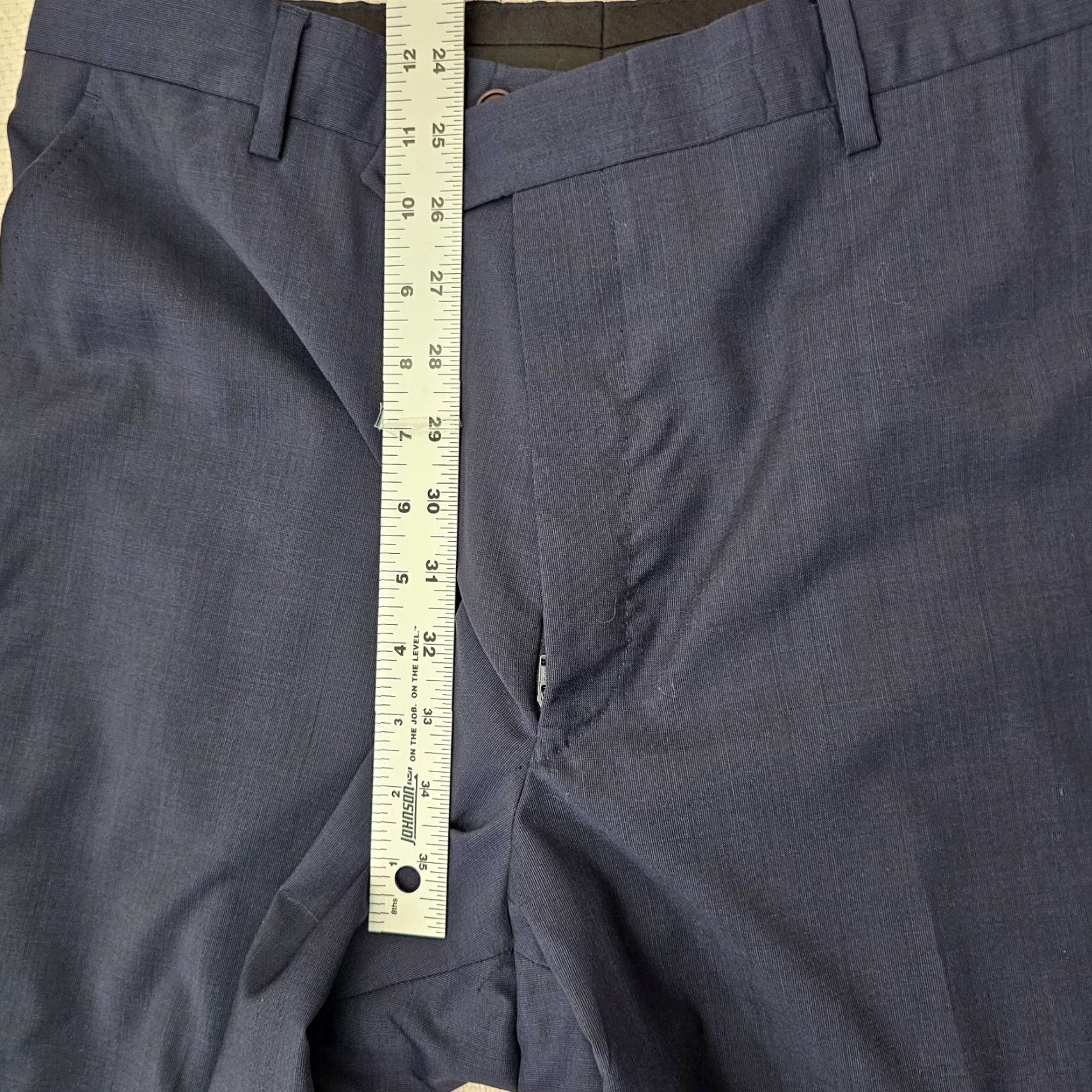 Paul Smith VINTAGE Paul Smith London Dress Pants Men L 44 Navy Straight Leg Suit Trousers Size 42R - 6 Thumbnail