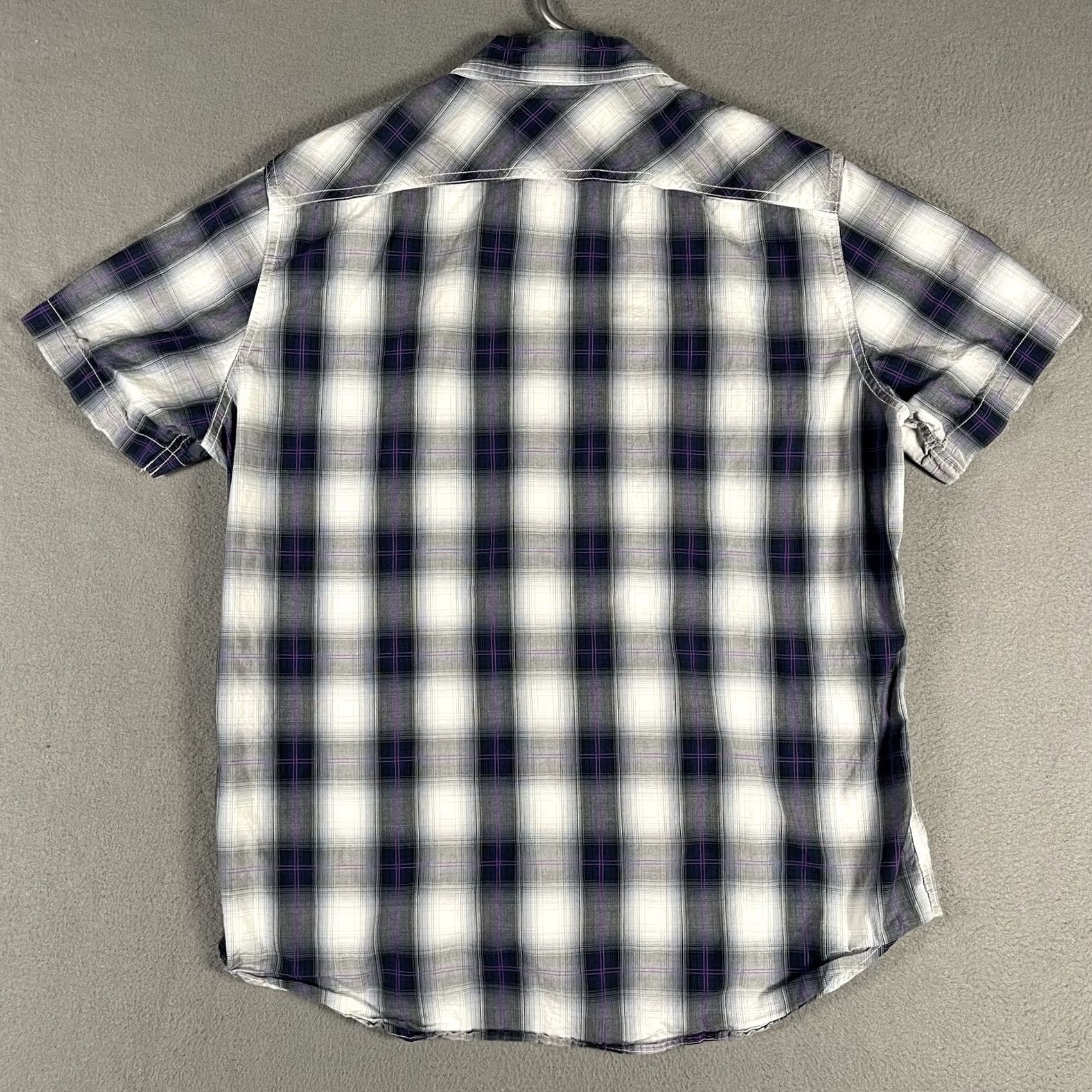 American Eagle Outfitters American Eagle Vintage Fit Shirt Mens Medium Plaid Western Pearl Snap Size US M / EU 48-50 / 2 - 3 Thumbnail
