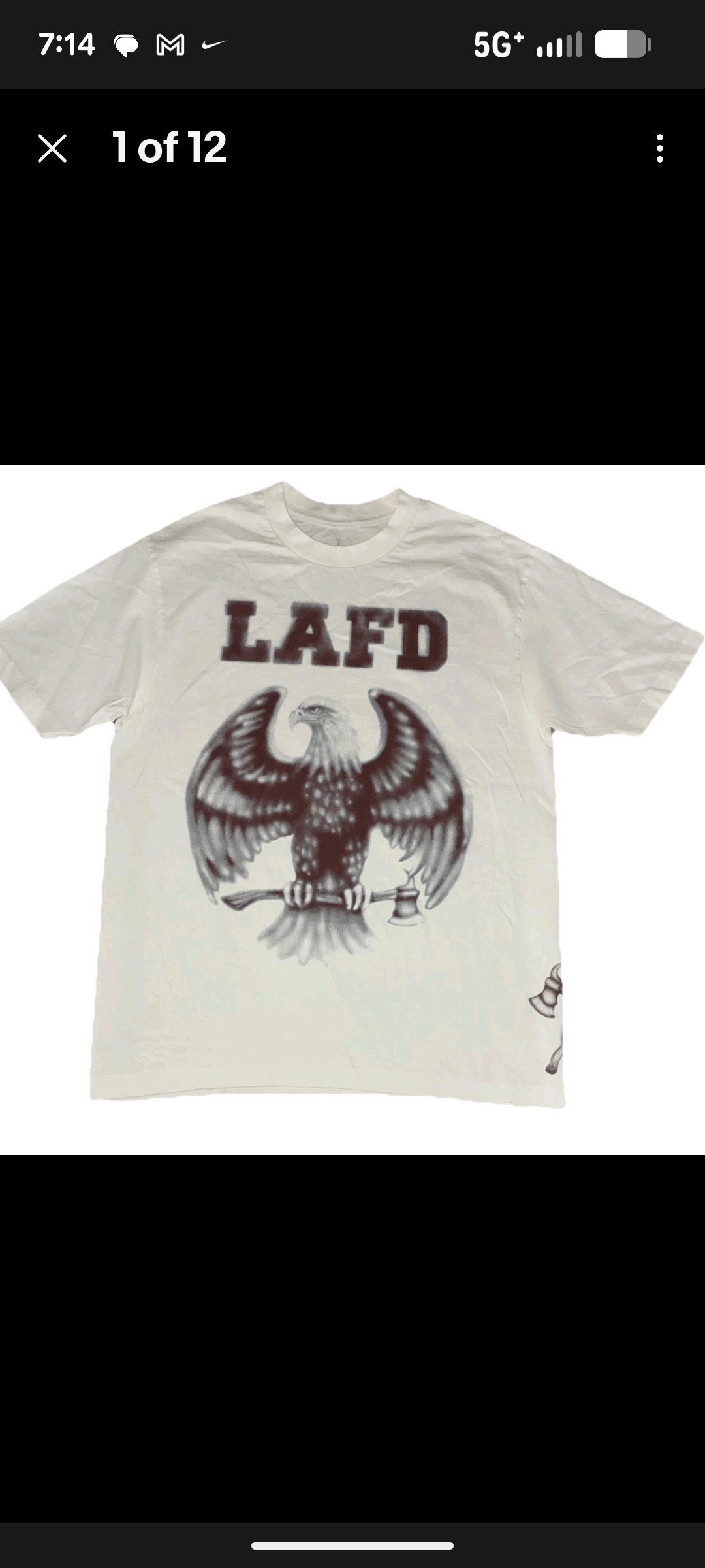 Travis Scott Cactus Jack LAFD Tee Shirt Size US M / EU 48-50 / 2 - 1 Thumbnail