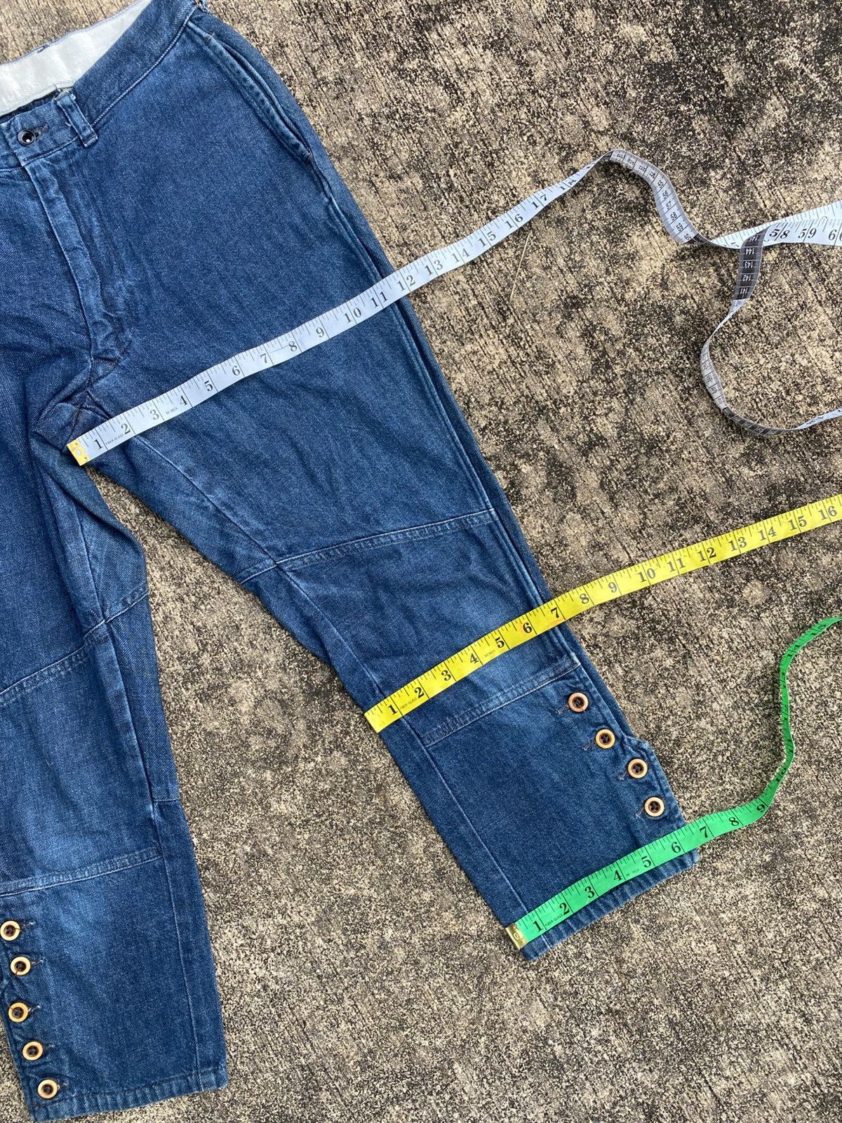 45rpm ❗️Vintage 45RPM 3/4 Japanese Denim Pants with Button Leg Size US 29 - 14 Thumbnail