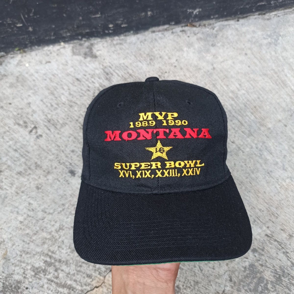 Vintage Vintage 90's LA Gear Joe Montana Snapback Hat Size ONE SIZE - 2 Thumbnail