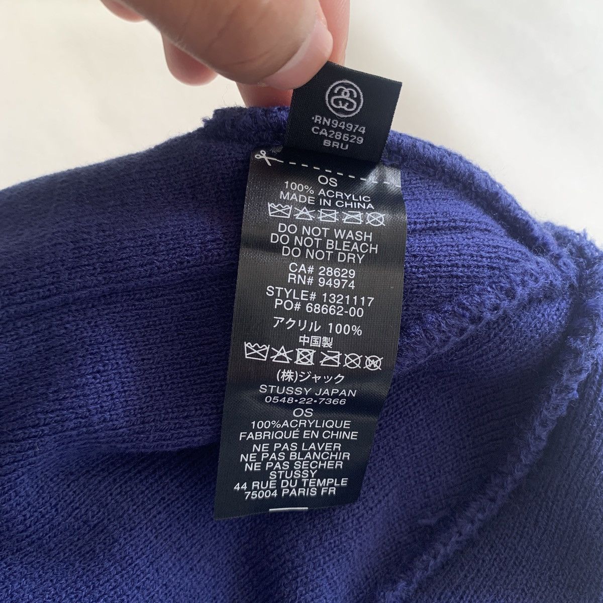 Stussy × Vintage STUSSY SS LINK SKULLCAP Size ONE SIZE - 4 Thumbnail