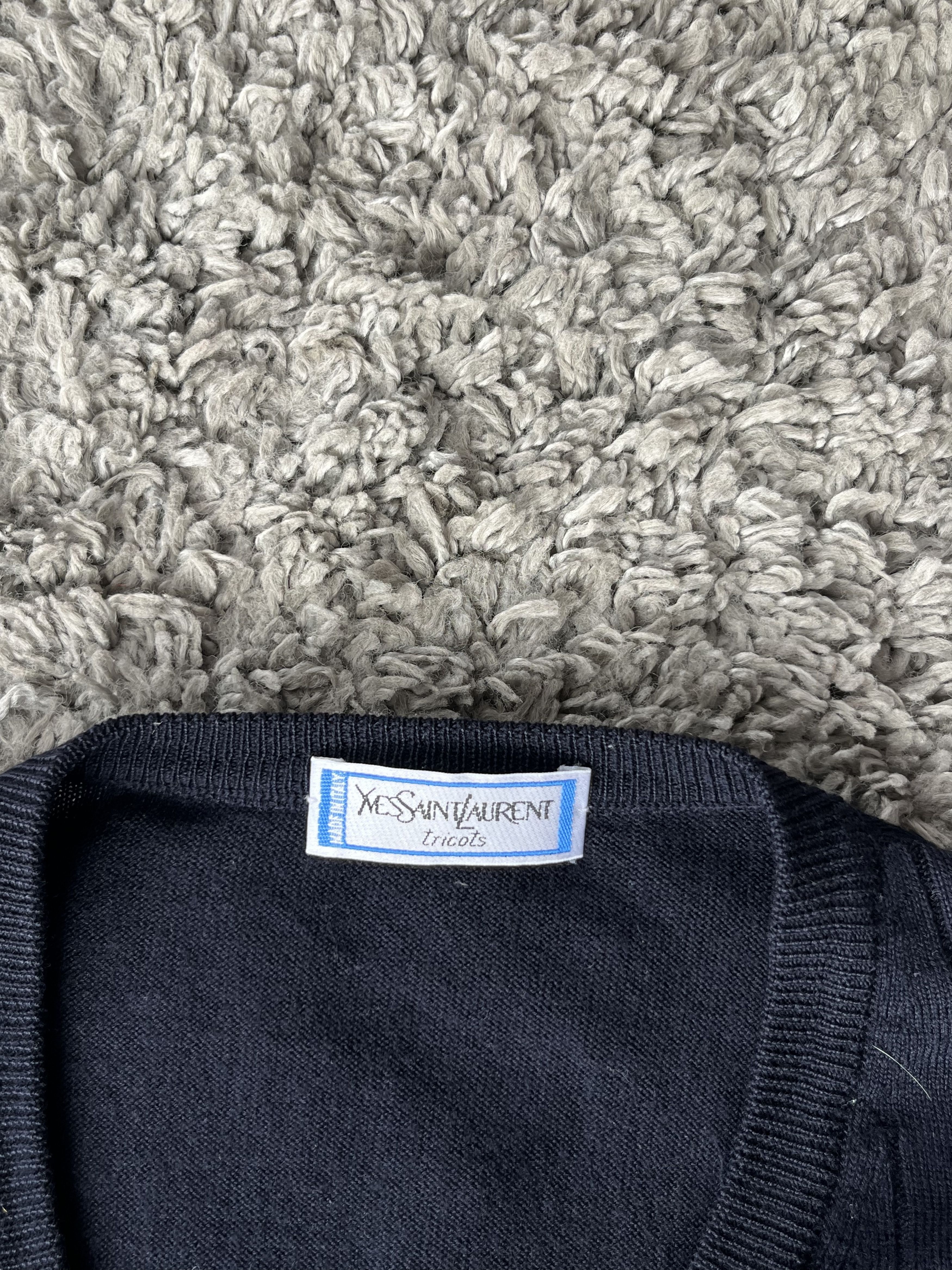 Yves Saint Laurent YvesSaintLaurent Vintage Cardigan Knitwear Very Rare Size US XL / EU 56 / 4 - 5 Thumbnail