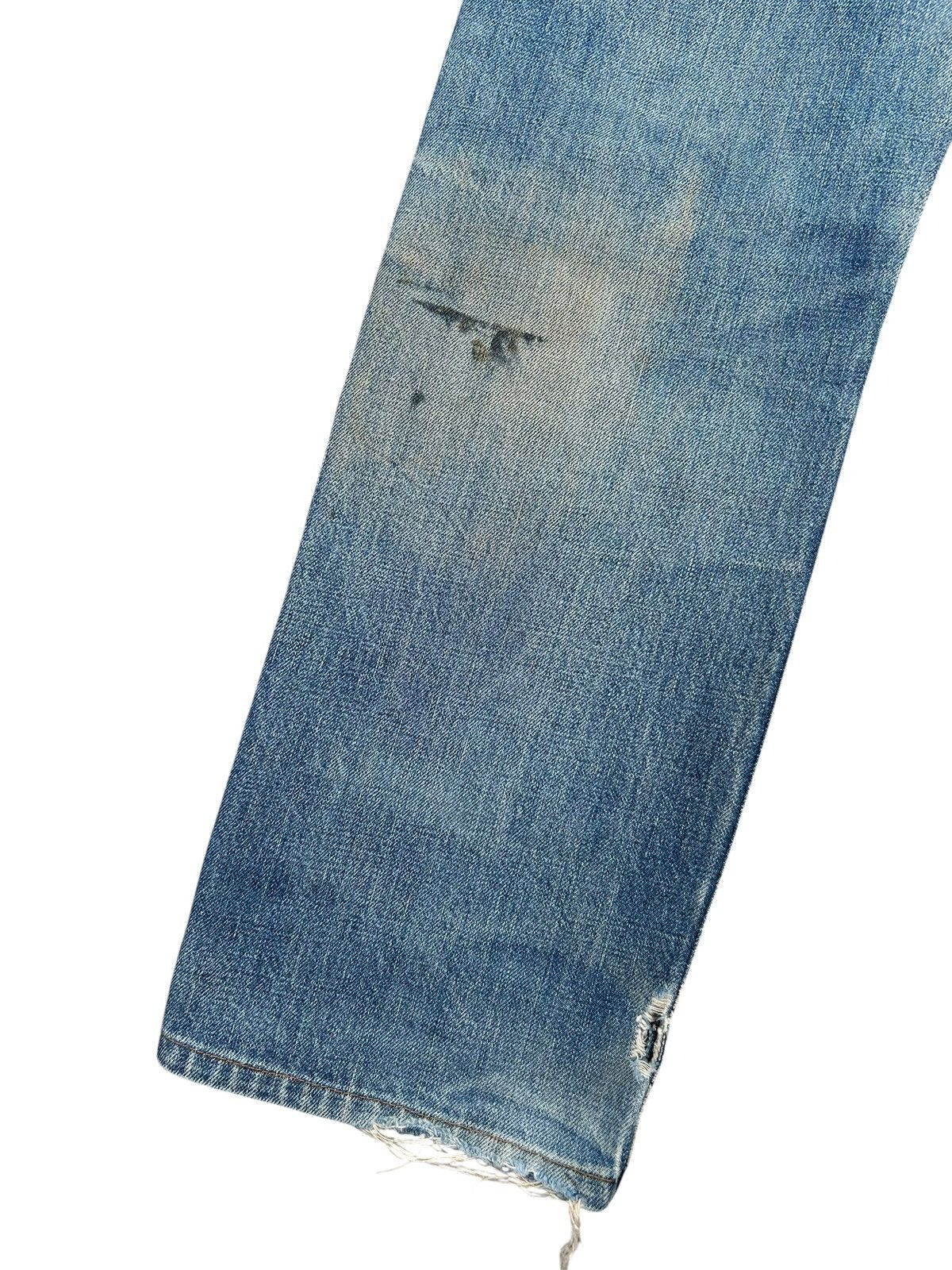 Kapital Thrashed Vintage Levis big E Selvedge Denim Jeans Size US 30 / EU 46 - 18 Thumbnail