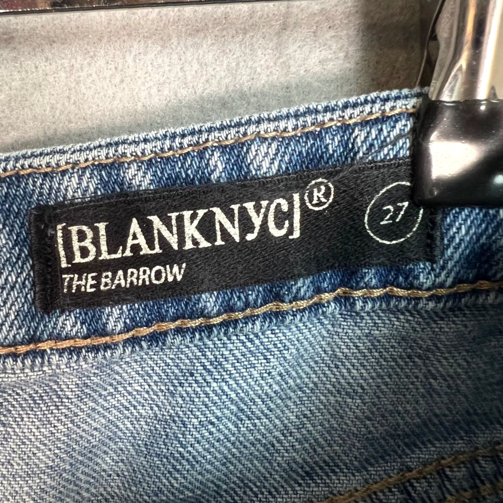 Vintage VINTAGE BLANKNYC Womens The Barrow High-Rise Denim Shorts 27 Blue Cut-Off 2 in Inseam Womens Size 27" / US 4 / IT 40 - 3 Thumbnail