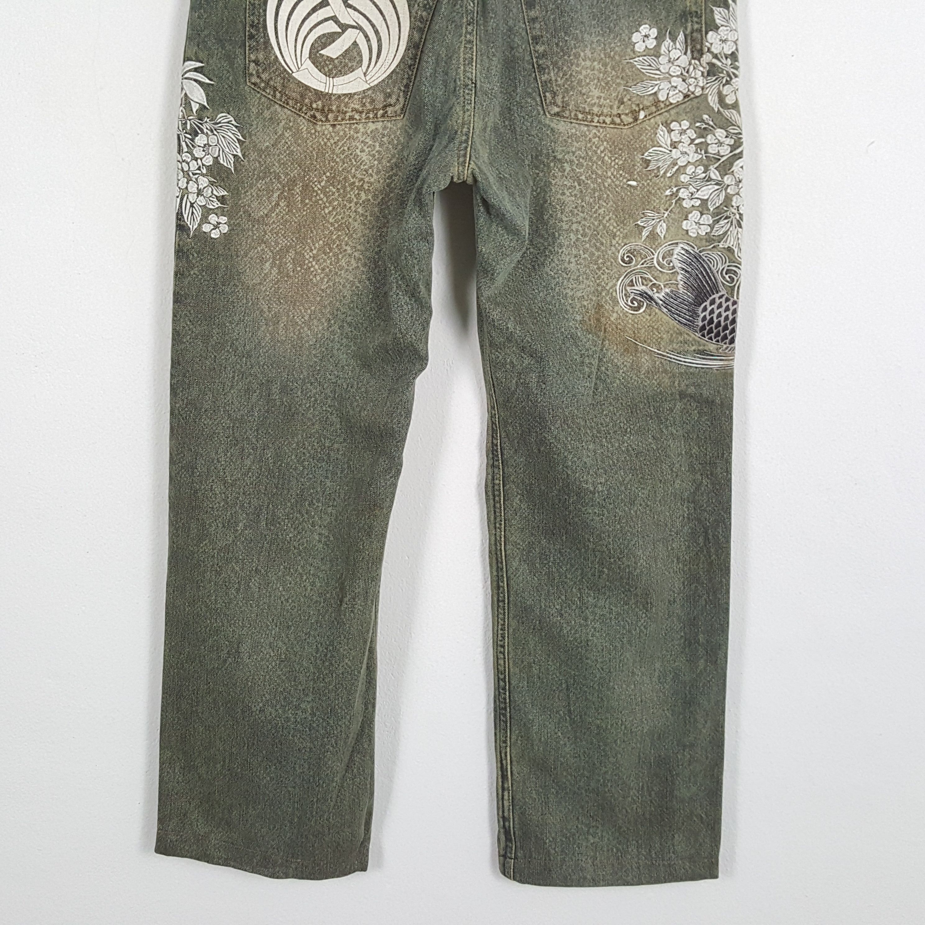 Japanese Brand × Vintage KARAKURI TAMASHI Japanese Fashion Style Jeans Size US 31 - 6 Thumbnail