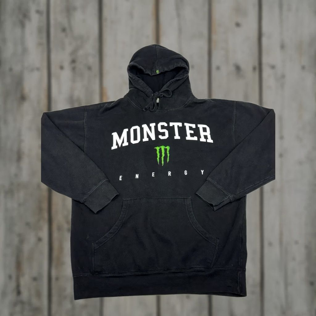 Vintage VINTAGE Monster Energy Unleash The Beast Graphic Hoodie Mens XL Pullover Sweatshirt Size US XL / EU 56 / 4 - 1 Thumbnail
