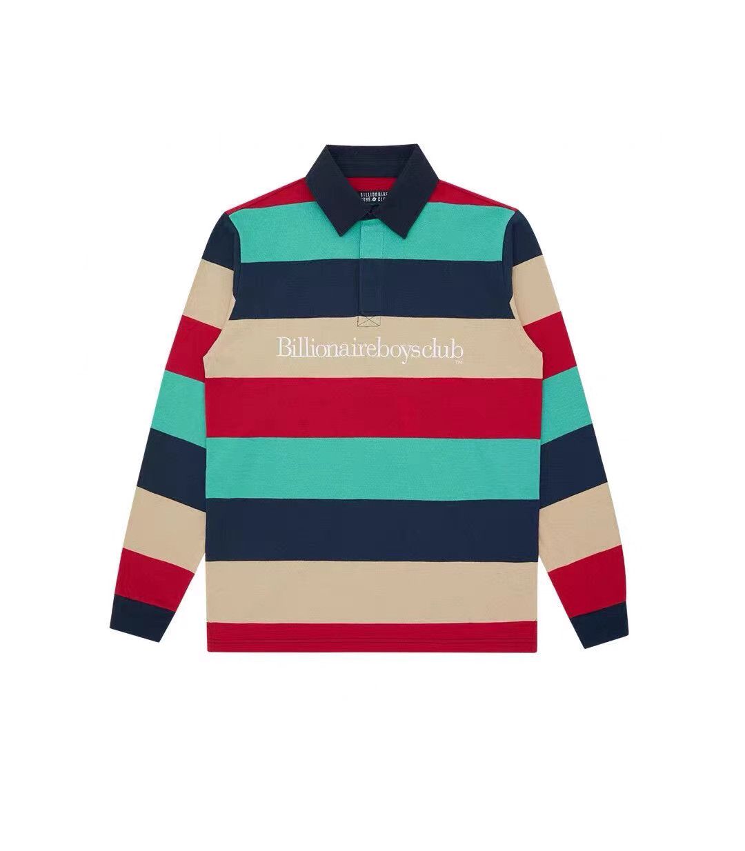 Billionaire Boys Club Billionaire Boys Club Striped Long-Sleeve Polo Size US M / EU 48-50 / 2 - 1 Thumbnail