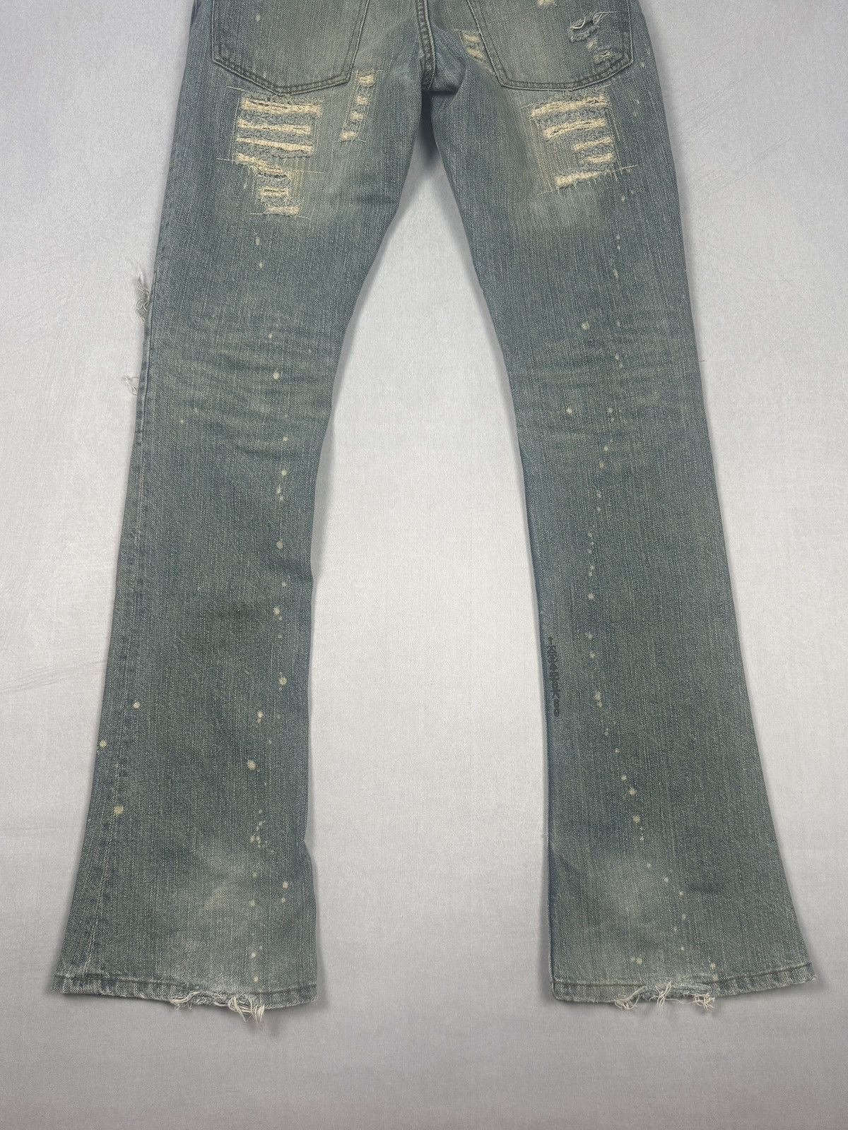 If Six Was Nine Mud Max Piercing Bootcut Jeans Size US 30 / EU 46 - 6 Thumbnail