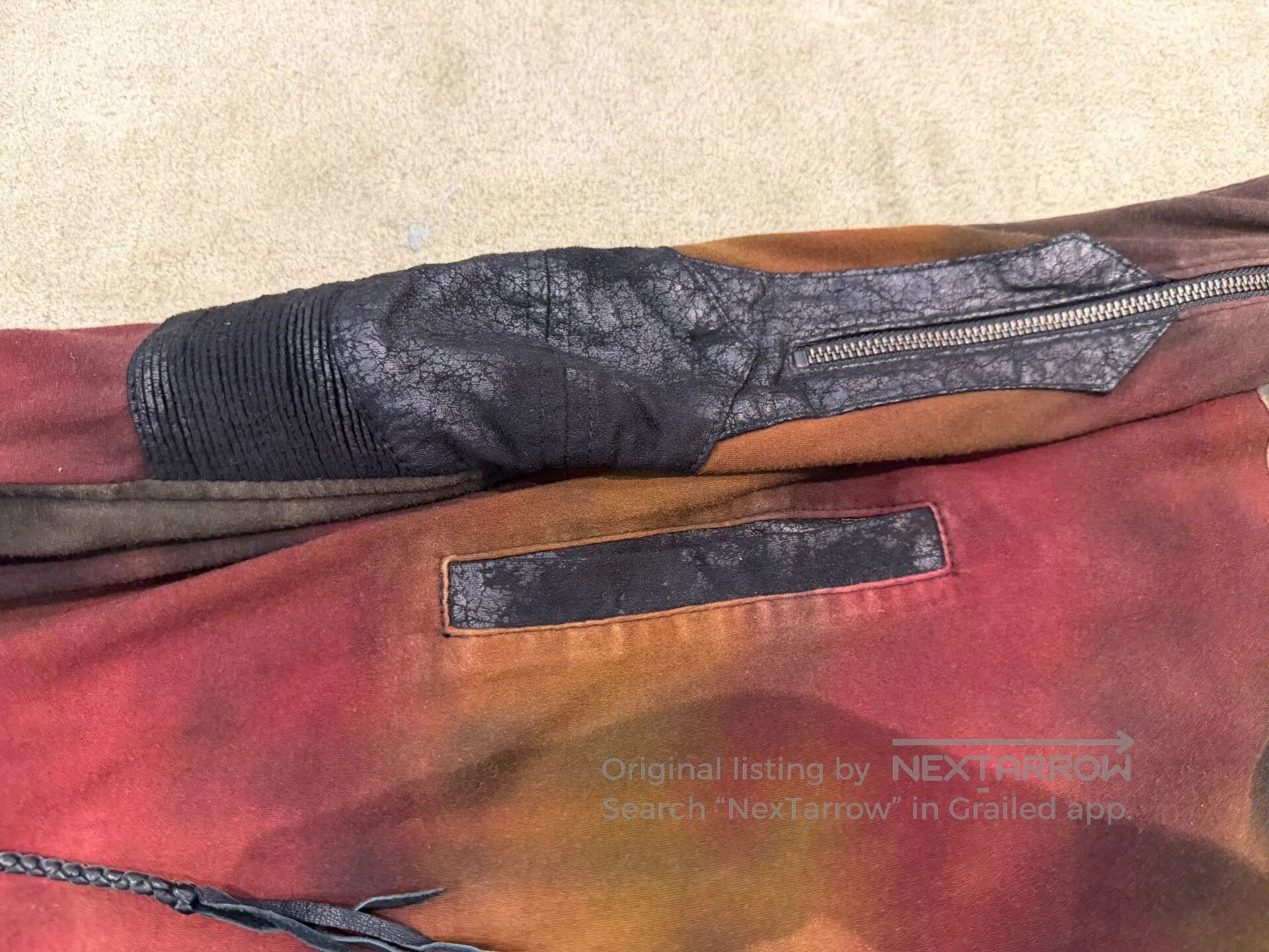 14th Addiction Tie-Dye Patchwork Hoodie Jacket. Size US S / EU 44-46 / 1 - 3 Thumbnail