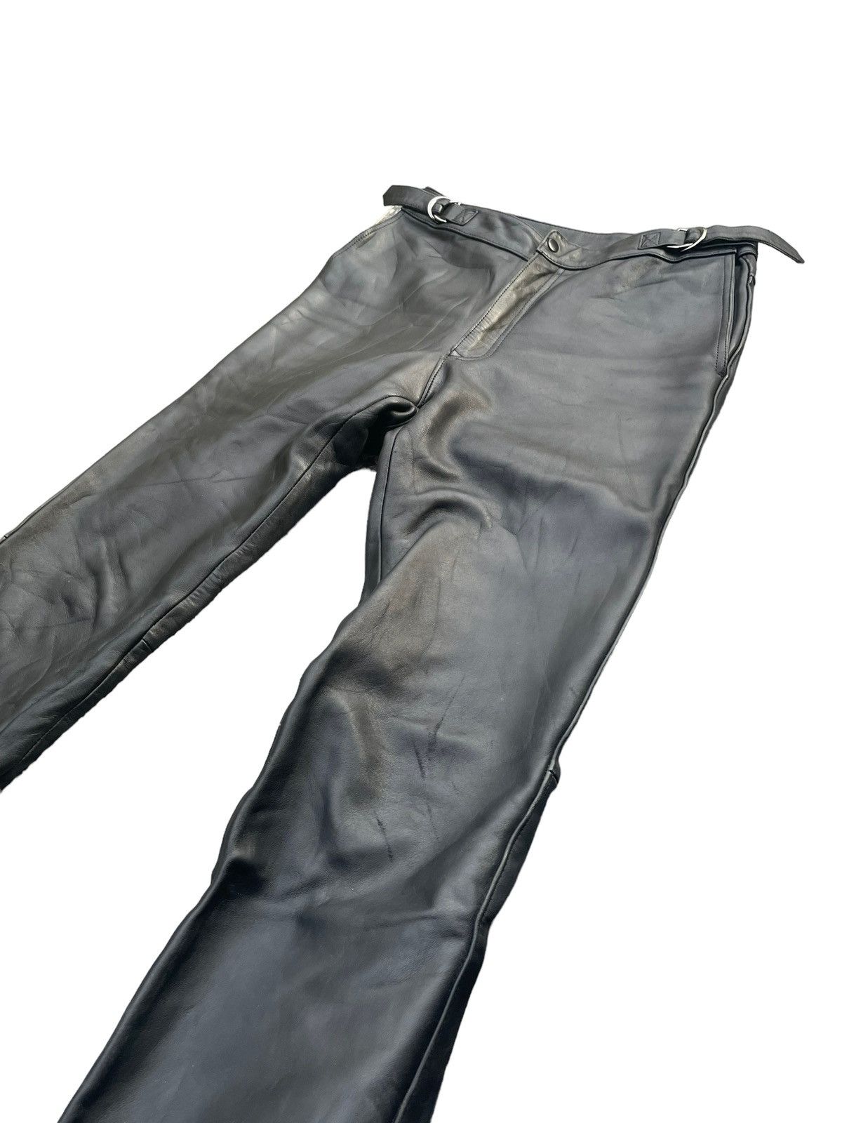 If Six Was Nine × Japanese Brand × Leather Vintage Nankai Leather Pant Size US 32 / EU 48 - 2 Thumbnail