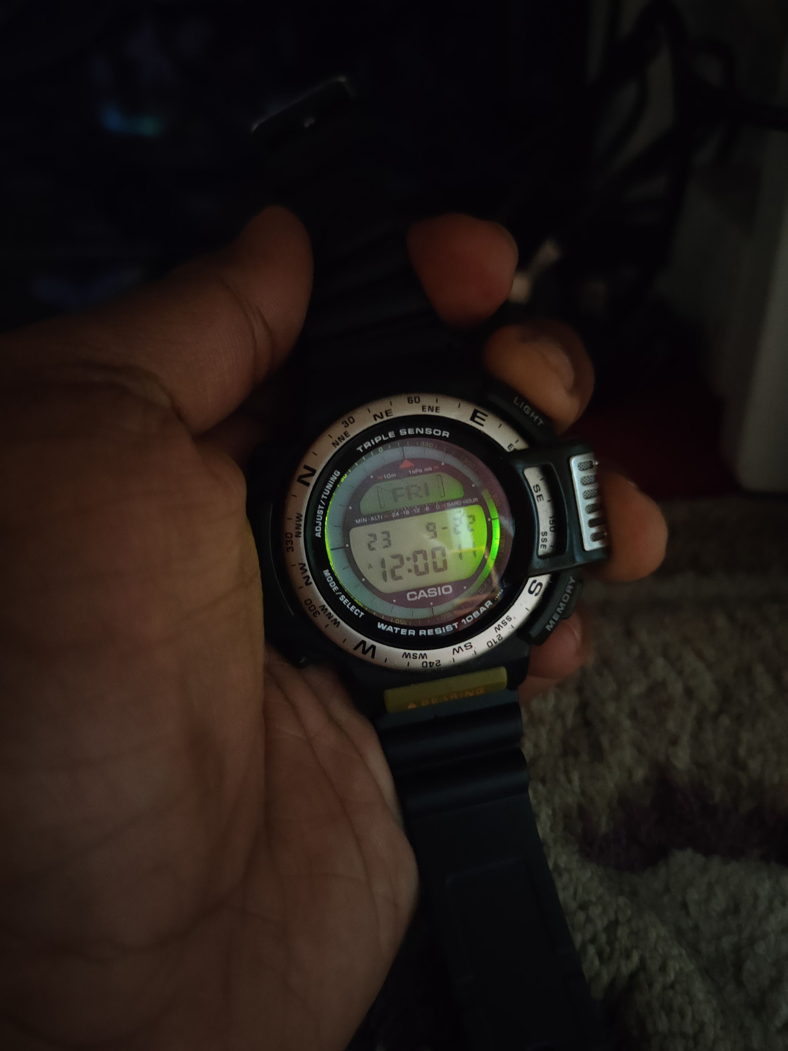 Casio DL Casio Protrek triple sensor ATC 1100 Japan vintage watch Size ONE SIZE - 13 Thumbnail