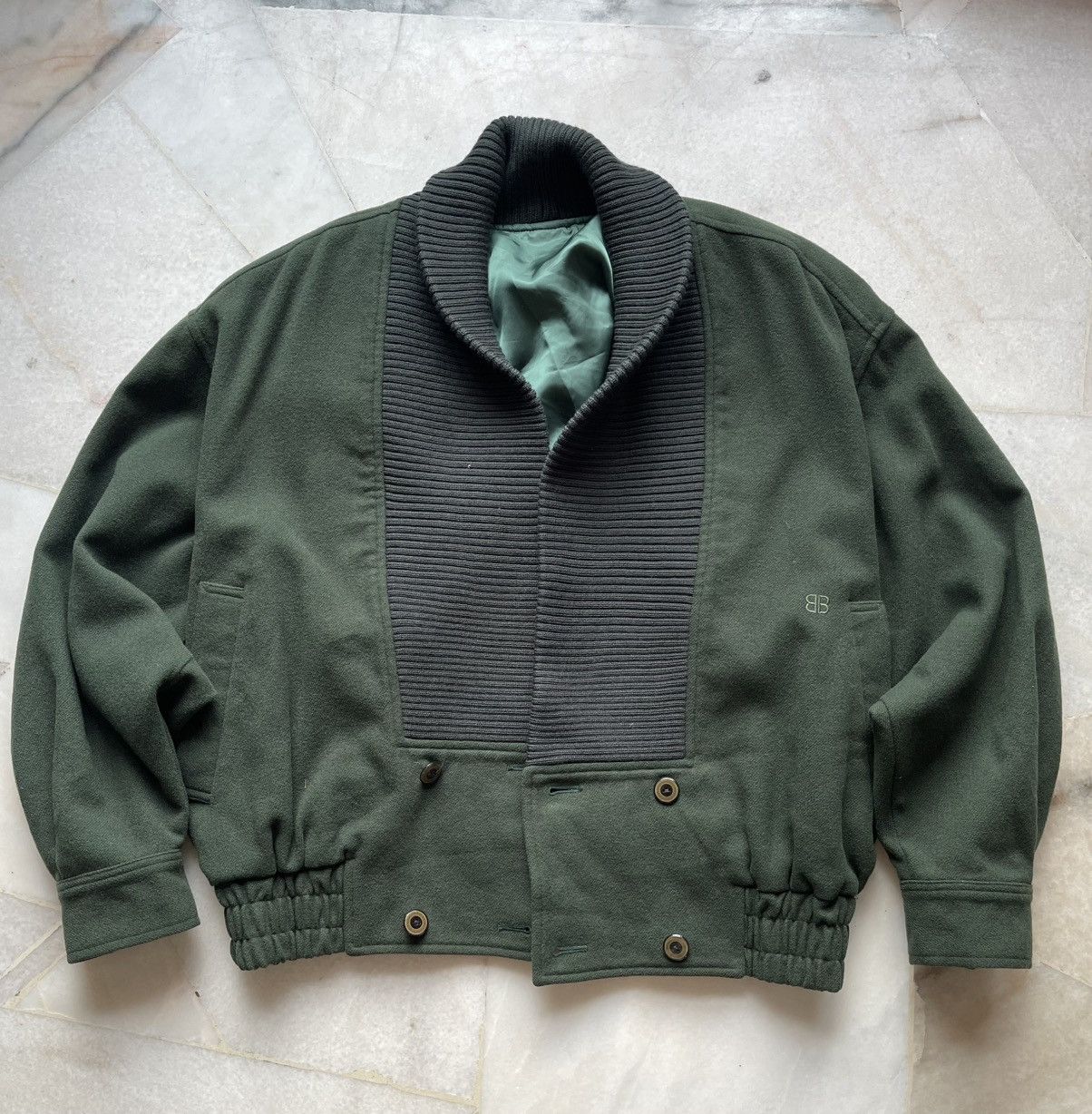 Balenciaga Vintage Balenciaga Wool Jacket Size US L / EU 52-54 / 3 - 1 Thumbnail