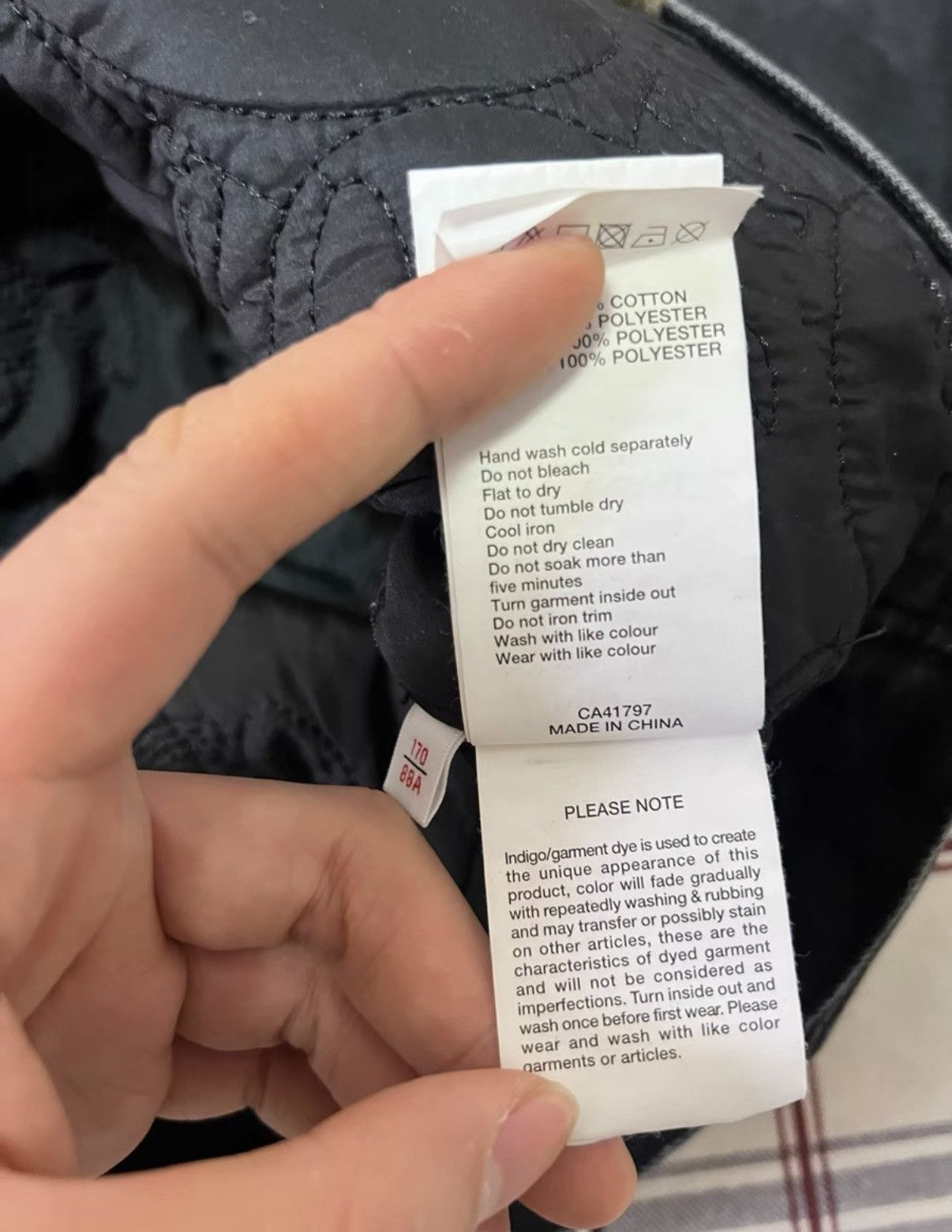 Bape AAPE OG Nigo era shearling jacket, latest black denim jacket Size US M / EU 48-50 / 2 - 7 Thumbnail