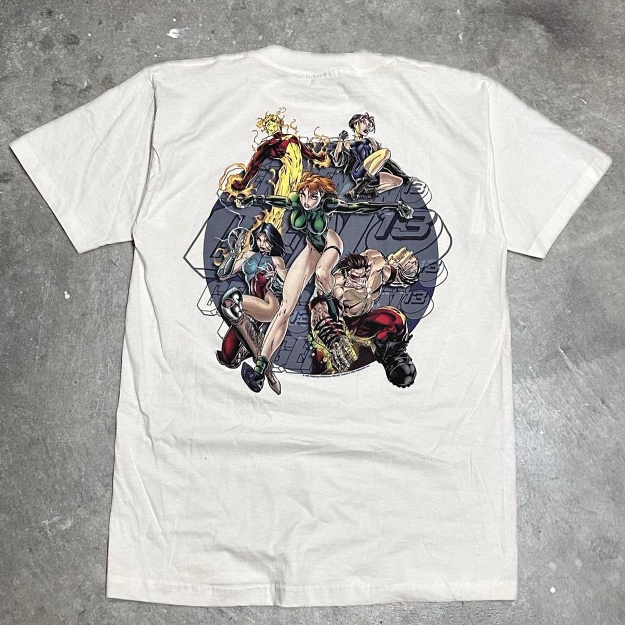 DC Comics Vintage 90s Wildstorm GEN 13 Comics Anime 1996 T-shirt NWT Size US L / EU 52-54 / 3 - 1 Thumbnail