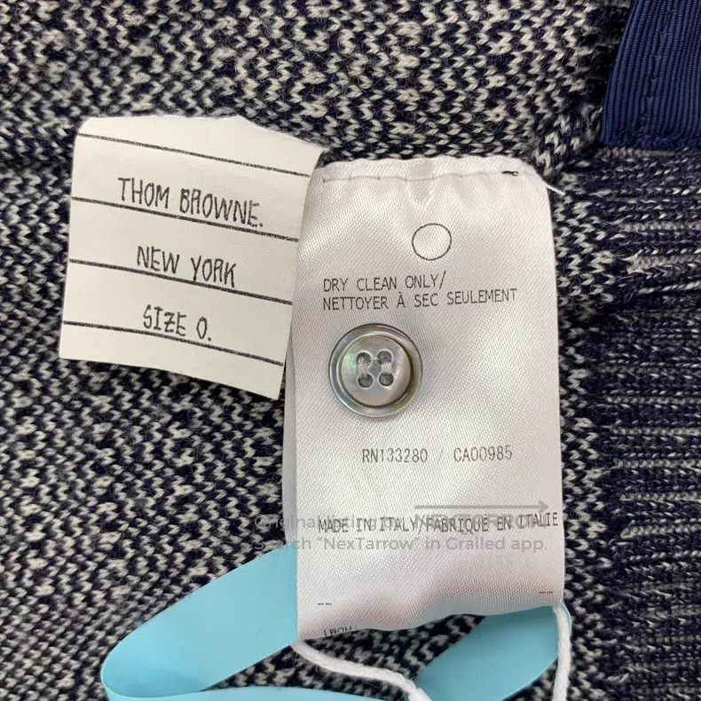 Thom Browne Thom Browne Round Neck Long Sleeve Knit Top Size US XS / EU 42 / 0 - 6 Thumbnail