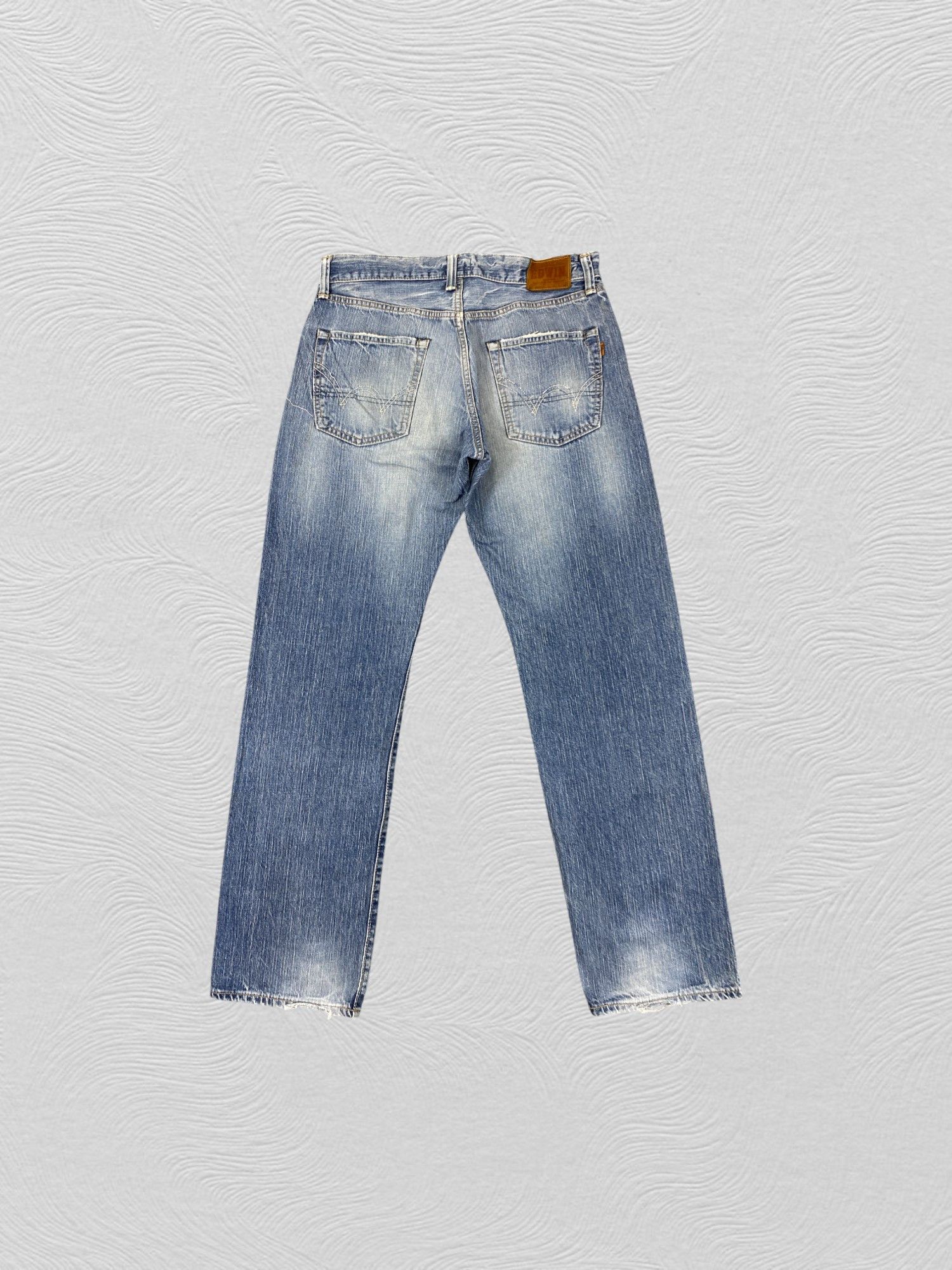 Edwin 🔥VINTAGE EDWIN 505 SELVEDGE DENIM JEANS 34x32.5- JN3609 Size US 34 / EU 50 - 2 Thumbnail