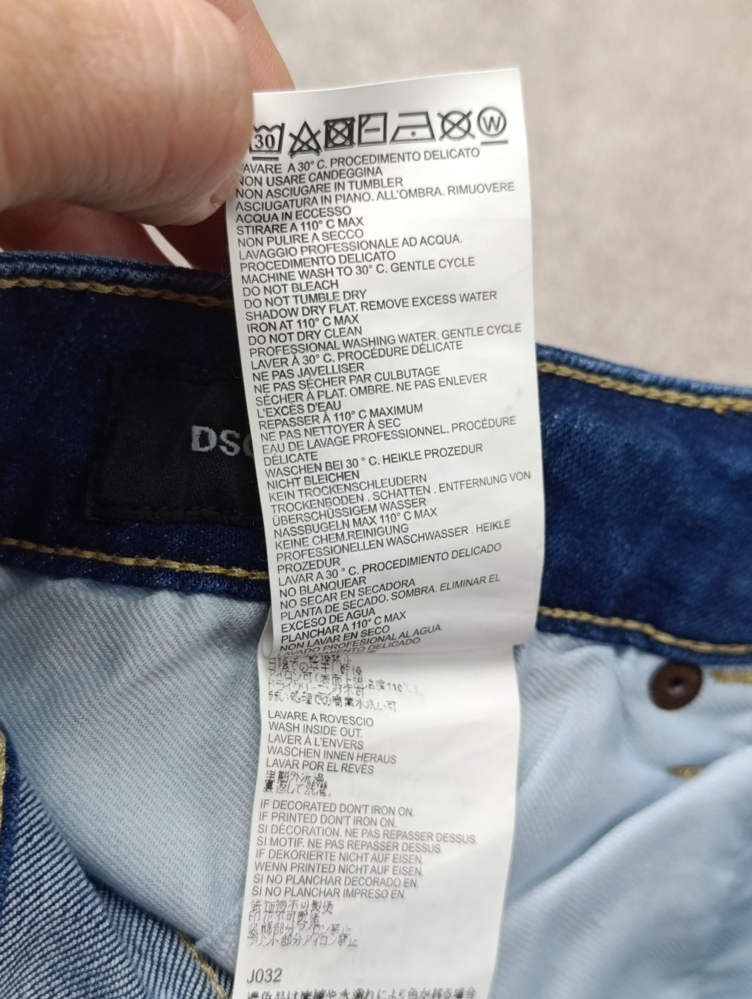 Dsquared2 DSQARED2 SKINNY DAN MENS JEANS Size US 34 / EU 50 - 10 Thumbnail