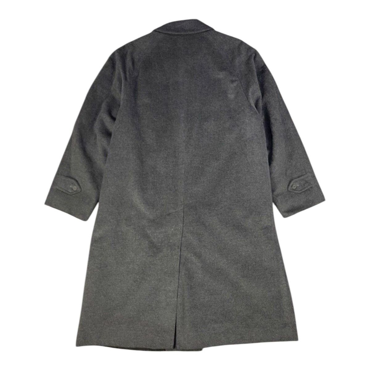 Burberry Burberry London Charcoal Grey Cashmere/Wool /Angora Overcoat Size US L / EU 52-54 / 3 - 3 Thumbnail