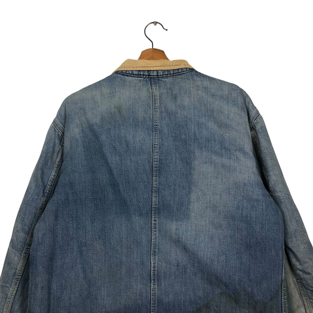 Lee 🔥VINTAGE CHORE WORKER JACKET LEE MADE IN USA BLANKET DENIM Size US M / EU 48-50 / 2 - 11 Thumbnail