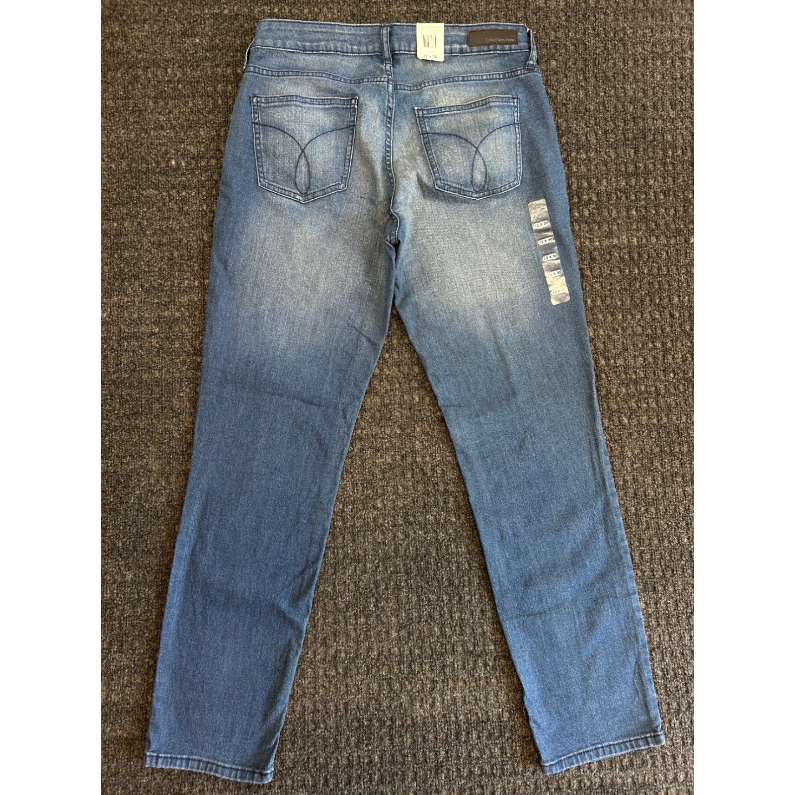Calvin Klein Calvin Klein Jeans Ultimate Skinny Womens 12 Jeans 30 Blue Slim Fits 5-Pocket Logo ClassicCore Minimalist Fashion Denim Stretch Skinny 360 Star Blue Size 34" / US 12 / IT 48 - 2 Thumbnail