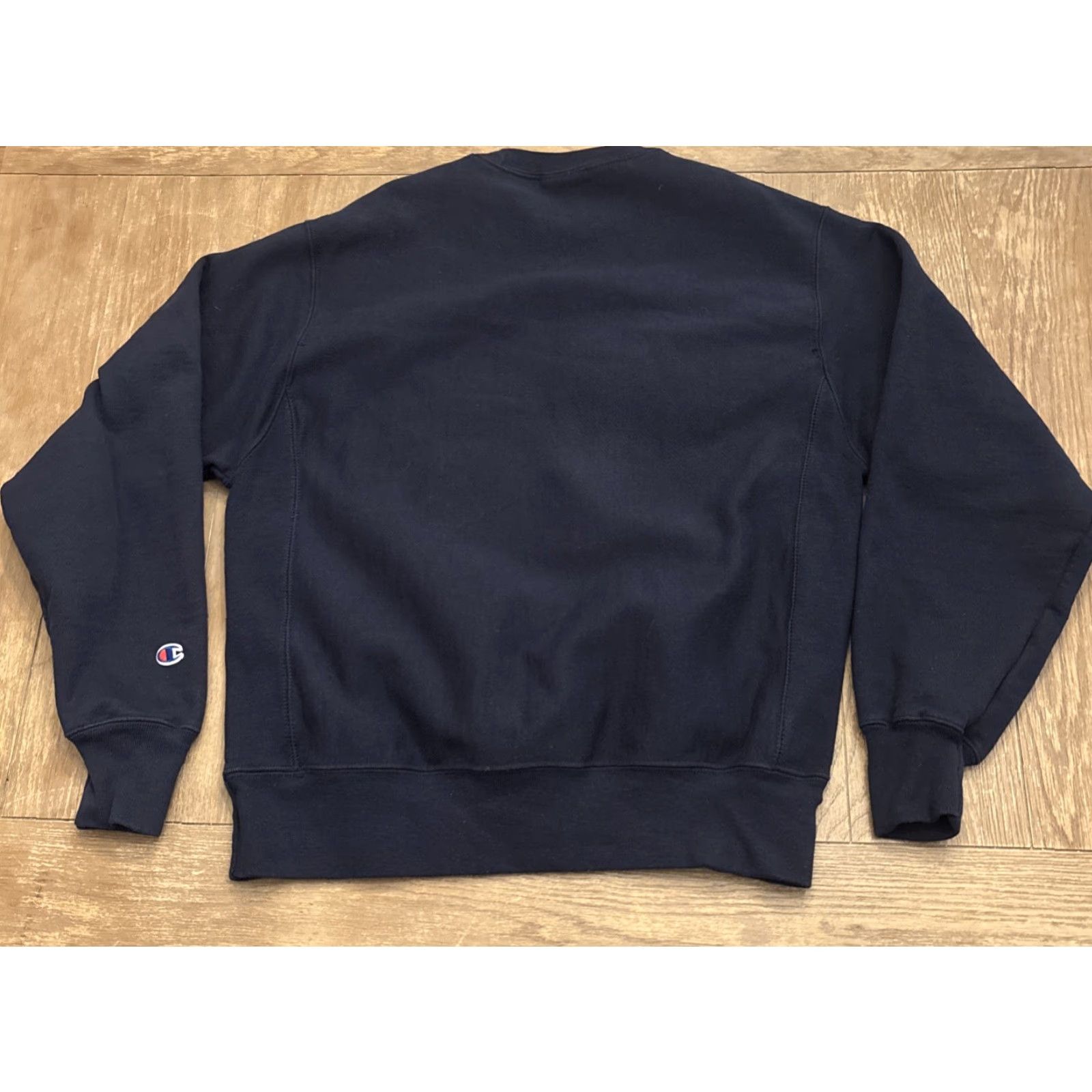 Champion VINTAGE Champion Crew Neck Sweatshirt Block C Logo Reverse Weave Cornell University M Blue Mens Size US M / EU 48-50 / 2 - 8 Thumbnail