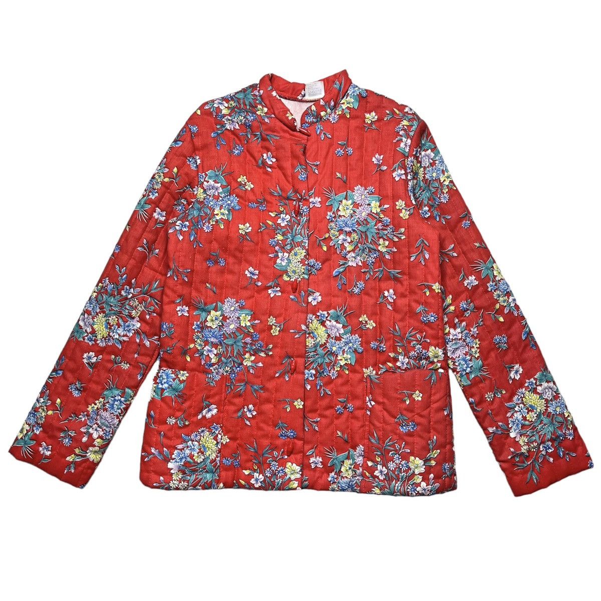 Vintage Womens Vintage 60s Montgomery Ward Quilted Floral Mod Jacket ...