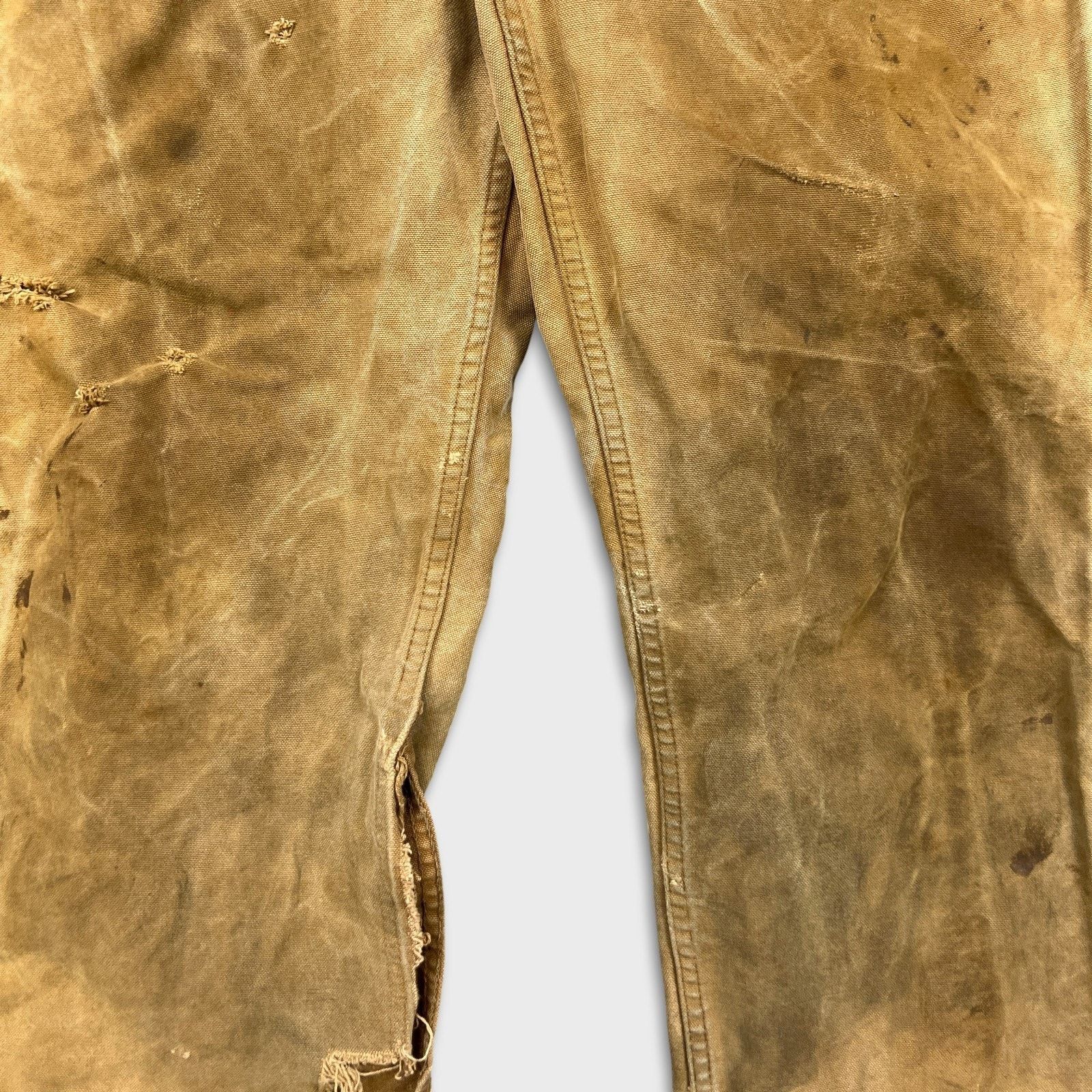 Carhartt Carhartt Pants 34x32 Carpenter Thrashed Workwear Hammer Loop Size US 34 / EU 50 - 6 Thumbnail