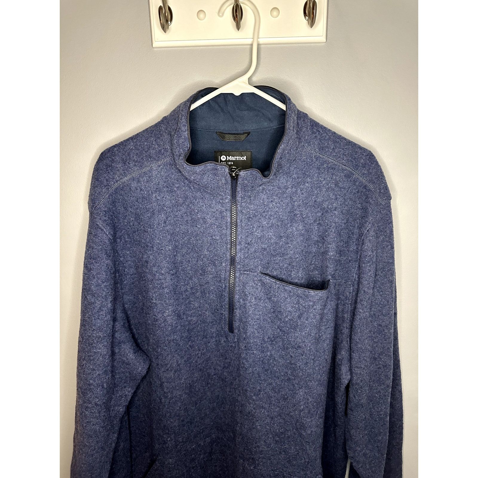 Marmot NWT Marmot Ryerson 1/2 Zip Fleece Pullover Sweater Indigo Size US XXL / EU 58 / 5 - 4 Thumbnail