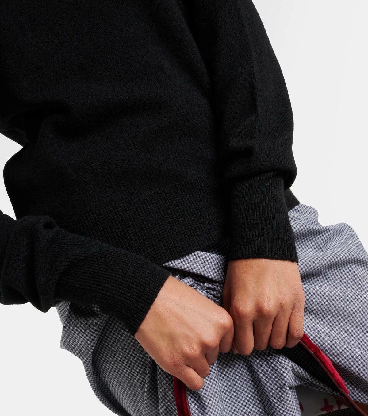 Vivienne Westwood o1f1d3z0226 Wool & Cashmere Sweater in Black Size M / US 6-8 / IT 42-44 - 3 Thumbnail