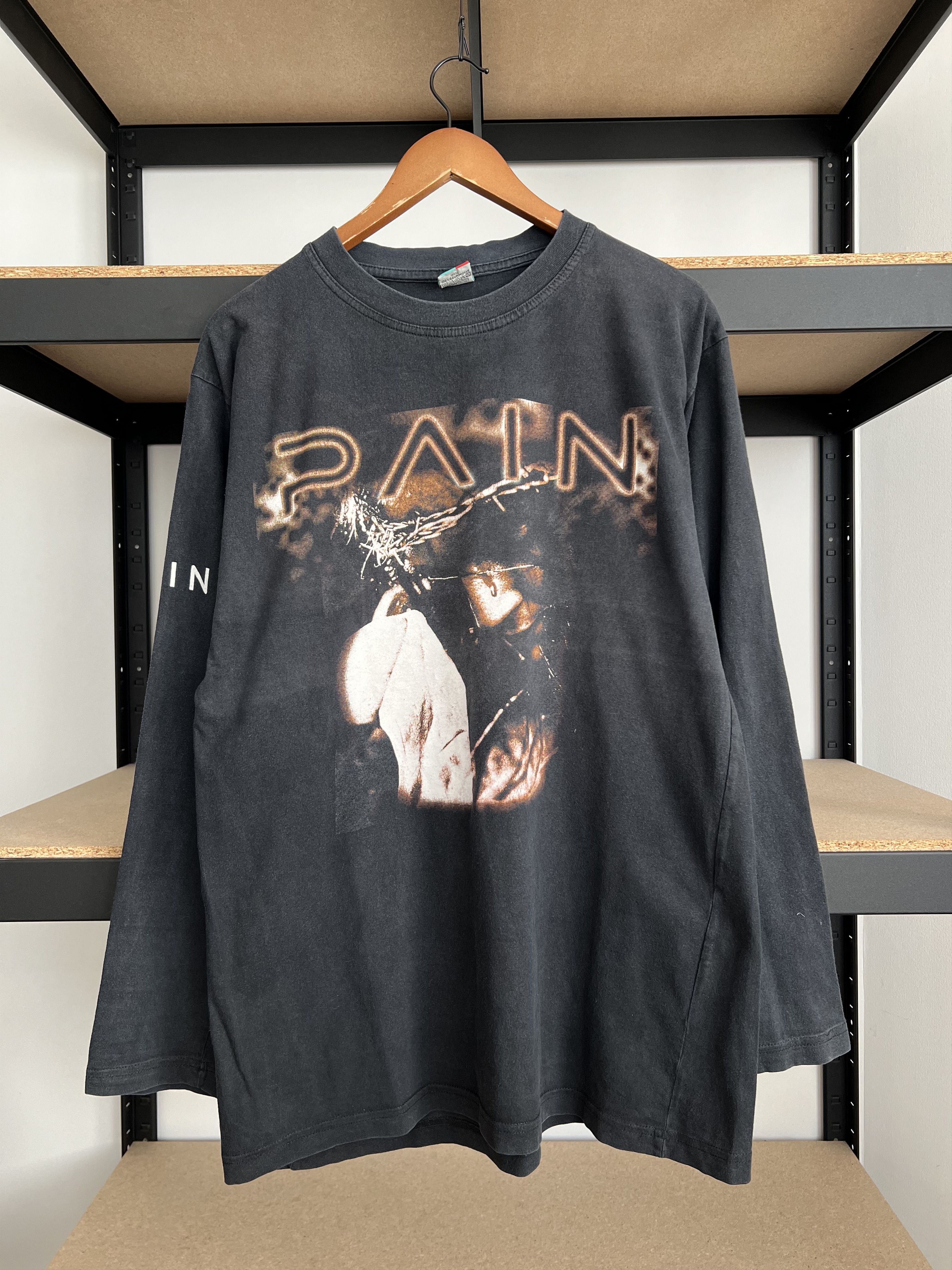 Band Tees Vintage 90s Pain 21st Century Hypocrisy Peter Tagtgren Size US XL / EU 56 / 4 - 1 Thumbnail