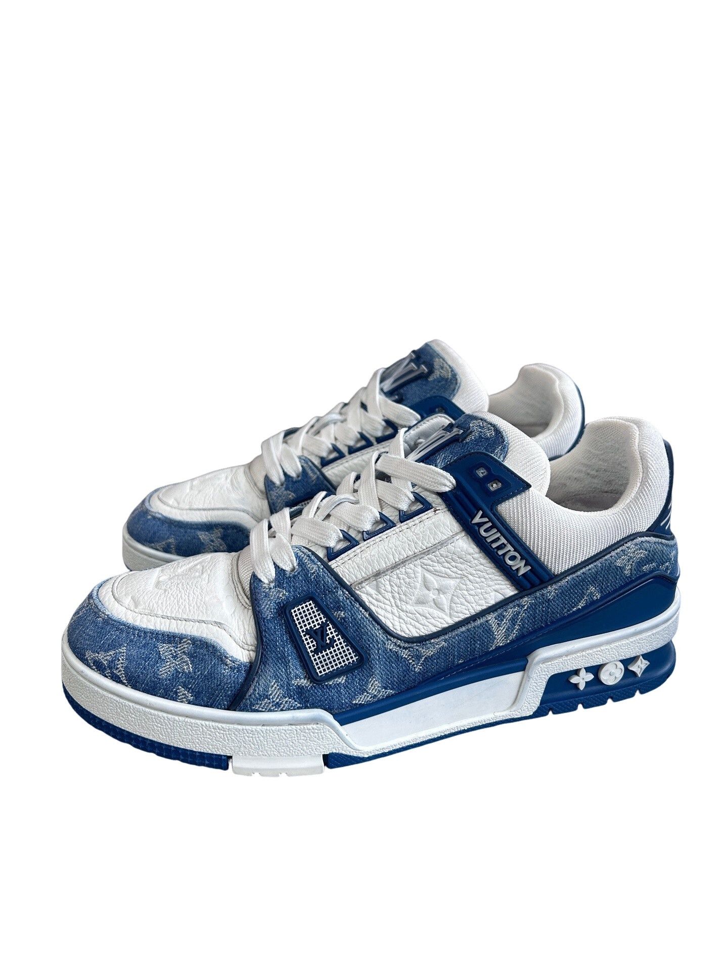 Louis Vuitton Louis Vuitton Denim Trainer Sneakers Size 38 Size US 5.5 / EU 38 - 1 Thumbnail