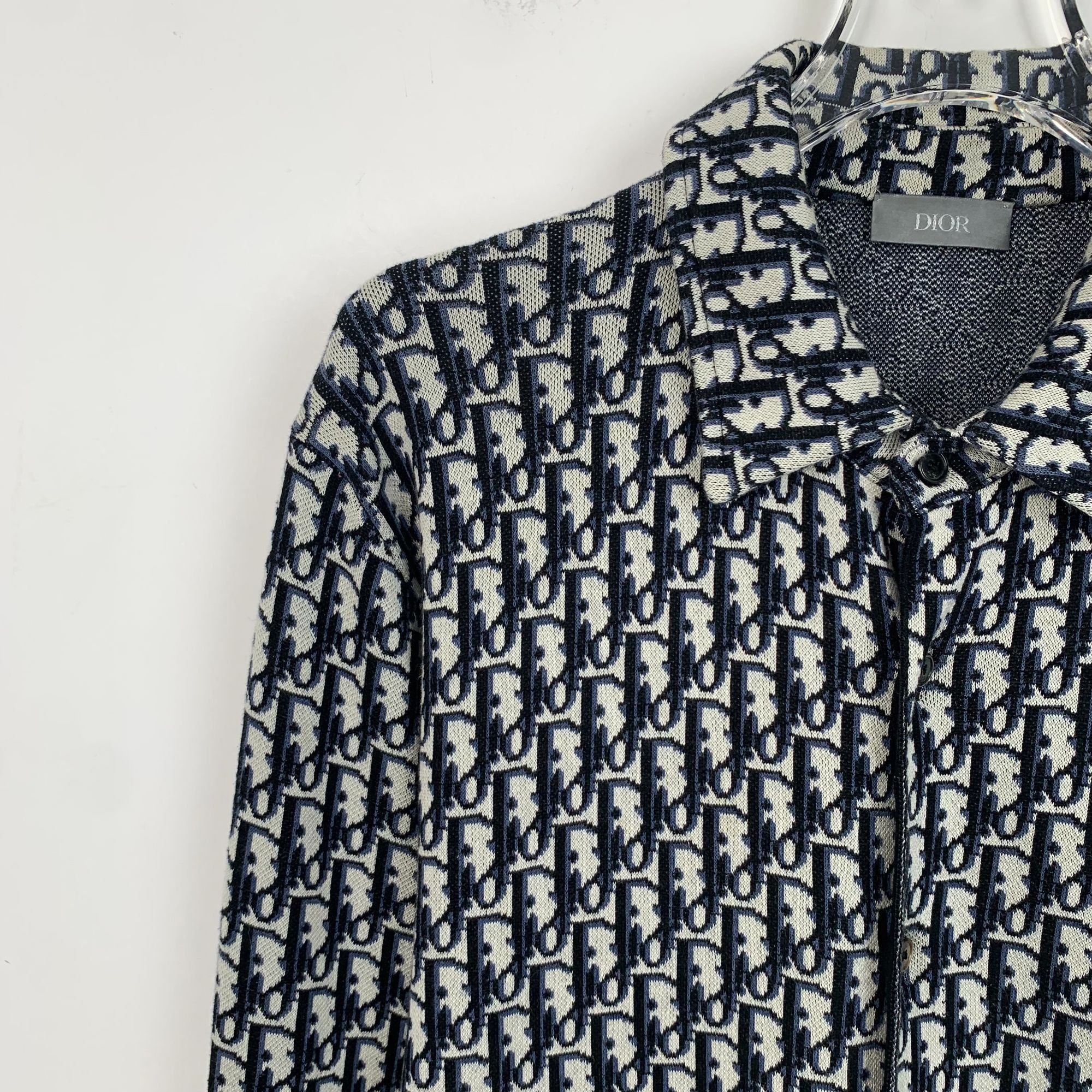 Dior Dior Mens Monogram Print Long Sleeve Shirt S 100% Cotton Mad Size US S / EU 44-46 / 1 - 3 Thumbnail