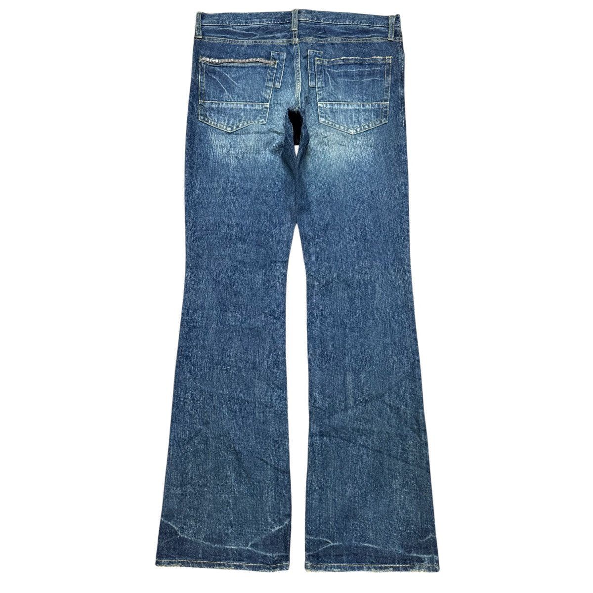 Japanese Brand Sergeant Salute + LZG Denim Flare Jeans Studded Hysteric Size US 33 - 1 Thumbnail