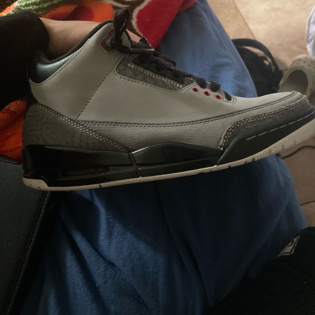 Nike Air jordan 3 Retro ‘Stealth’ 2011 Size US 8 / EU 41 - 6 Thumbnail