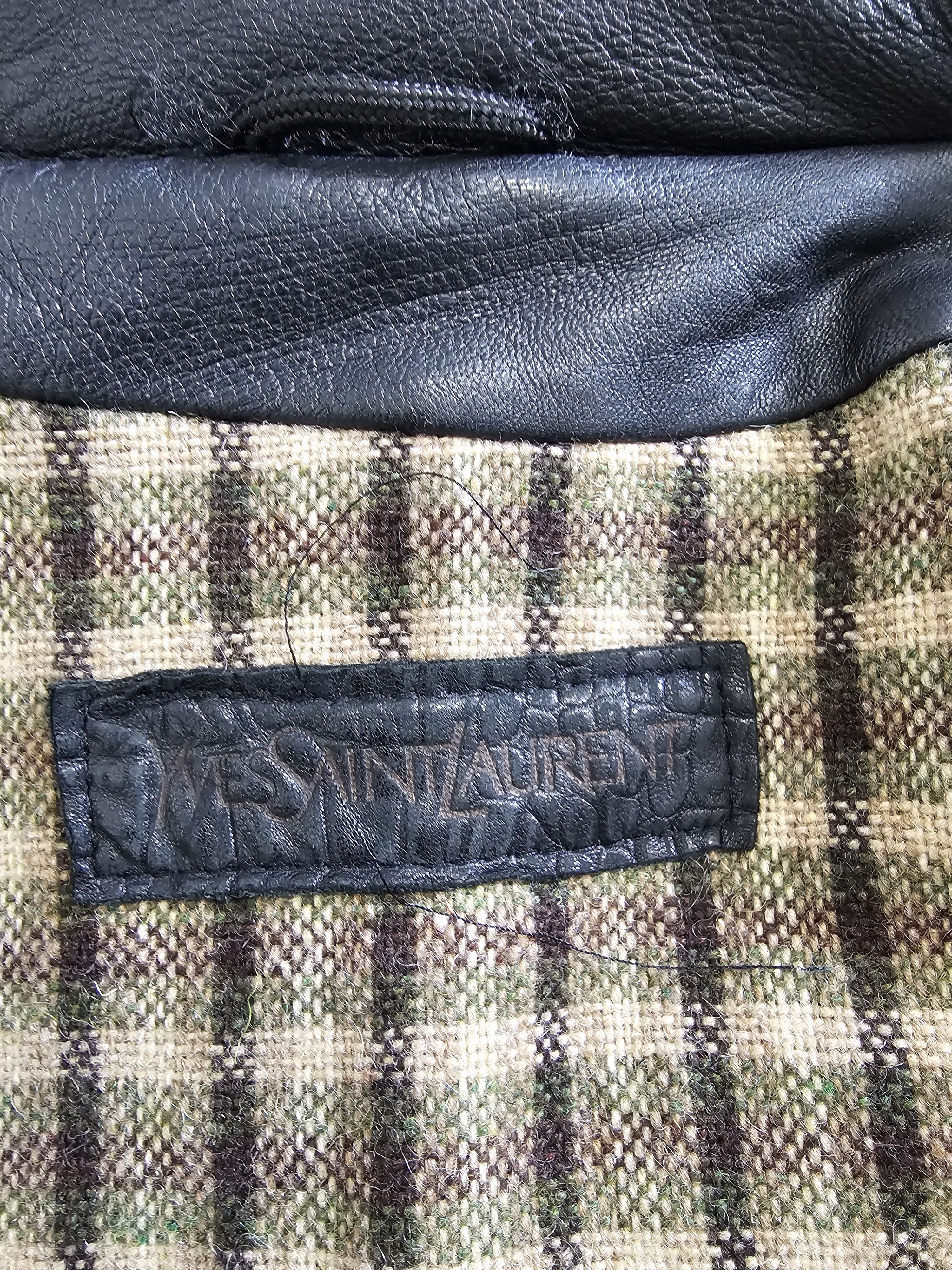 Yves Saint Laurent Vintage Yves Saint Laurent leather jacket Size US L / EU 52-54 / 3 - 2 Thumbnail