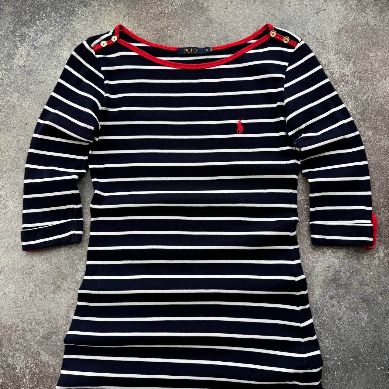Polo Ralph Lauren × Vintage Polo Ralph Lauren Vintage Red Pony Y2K Long T-Shirt Size S / US 4 / IT 40 - 4 Thumbnail