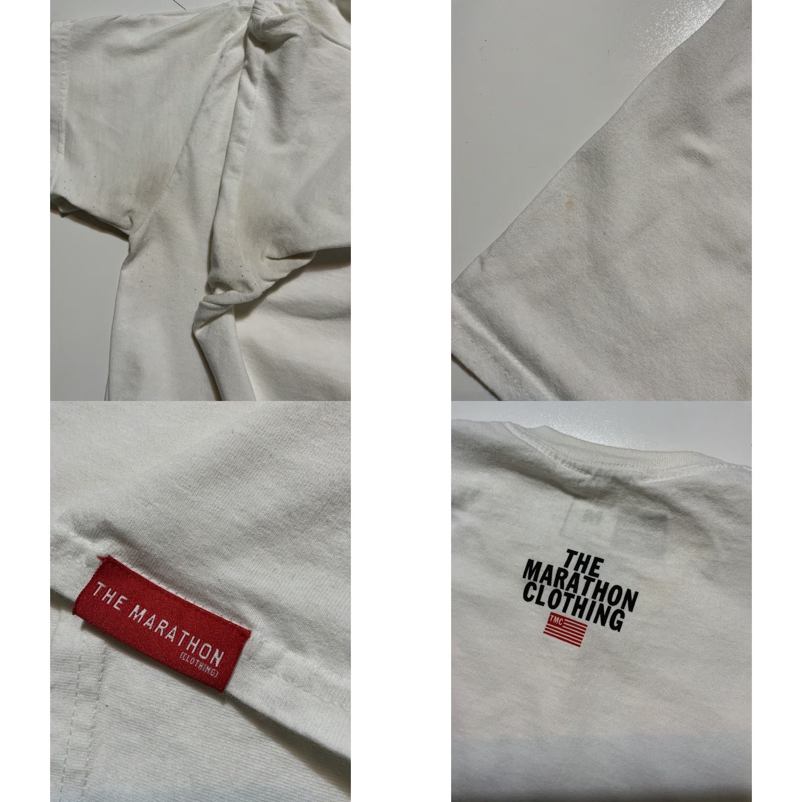 Vintage VINTAGE The Marathon Clothing Crenshaw Nipsey Hussle White/Red Crew S/S T-Shirt Sz. M Mens T-Shirt White Crew Neck 40" Chest 28" Length Size US M / EU 48-50 / 2 - 8 Thumbnail