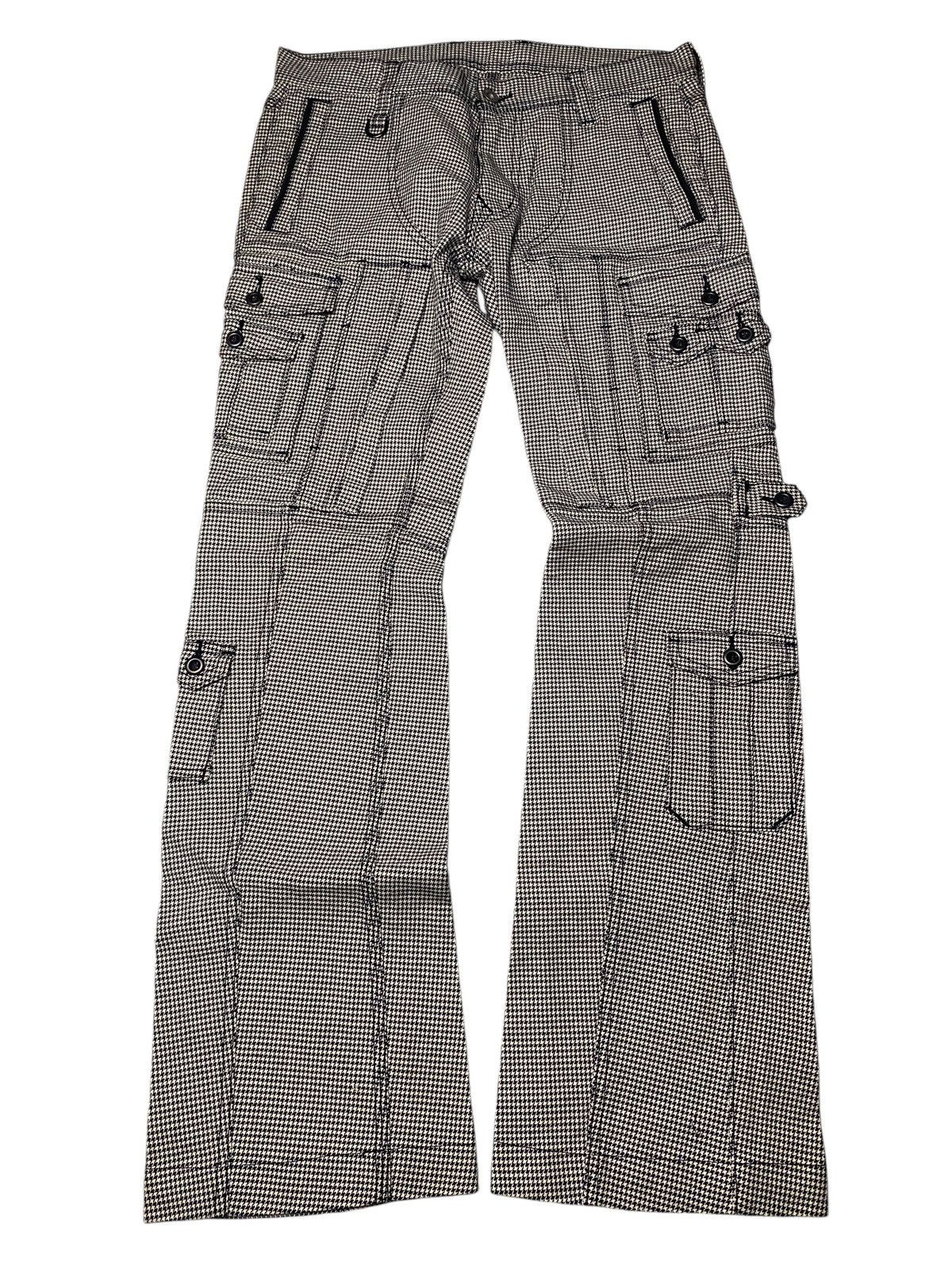 If Six Was Nine 2000's Hideaways Nicole Cargo Tuxedo Pinstripe Pants Size US 30 / EU 46 - 1 Thumbnail
