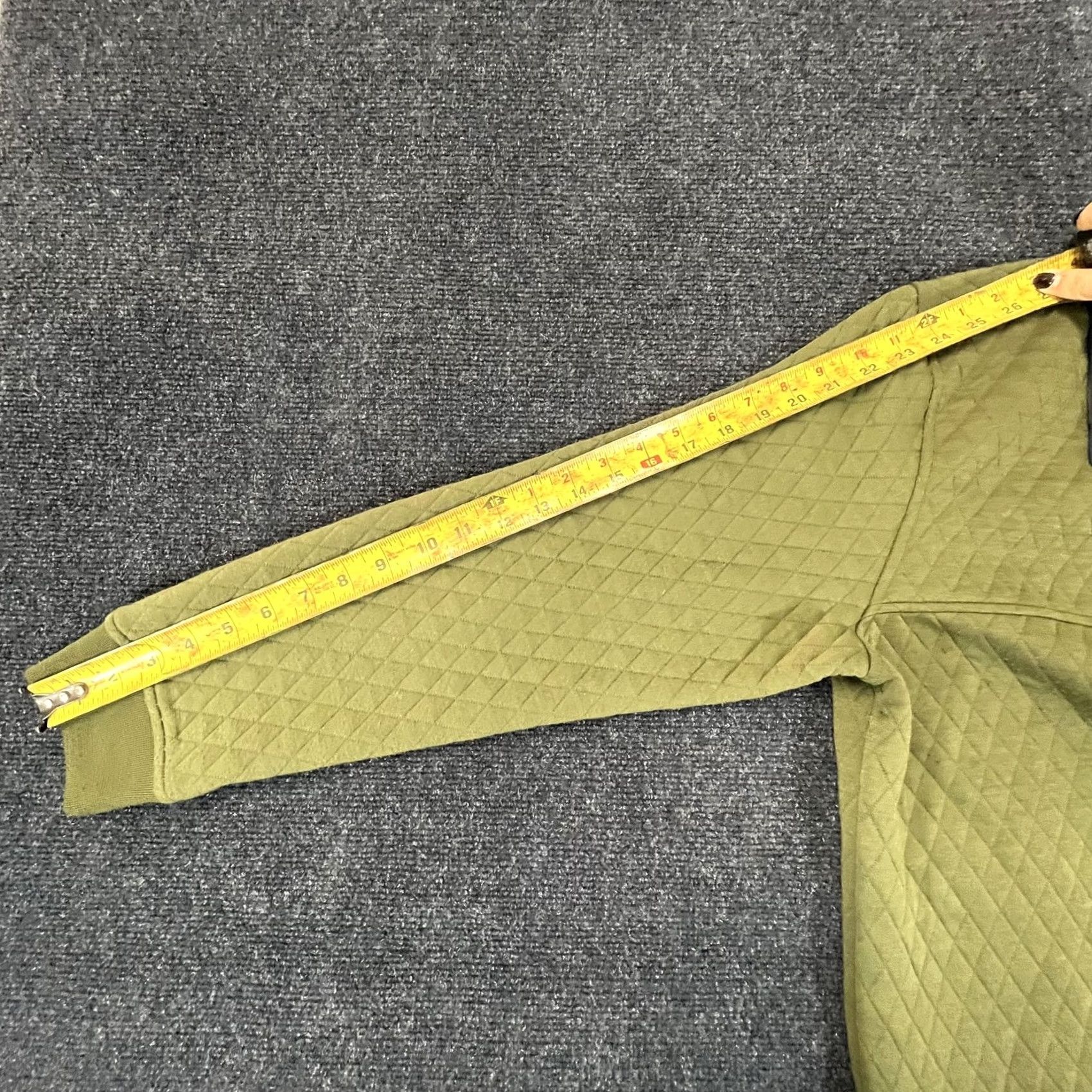 UNTUCKit VINTAGE Untuckit Pullover Shirt Mens XL Green Quilted Snap Button Fleece Sweatshirt Casual Size US XL / EU 56 / 4 - 6 Thumbnail