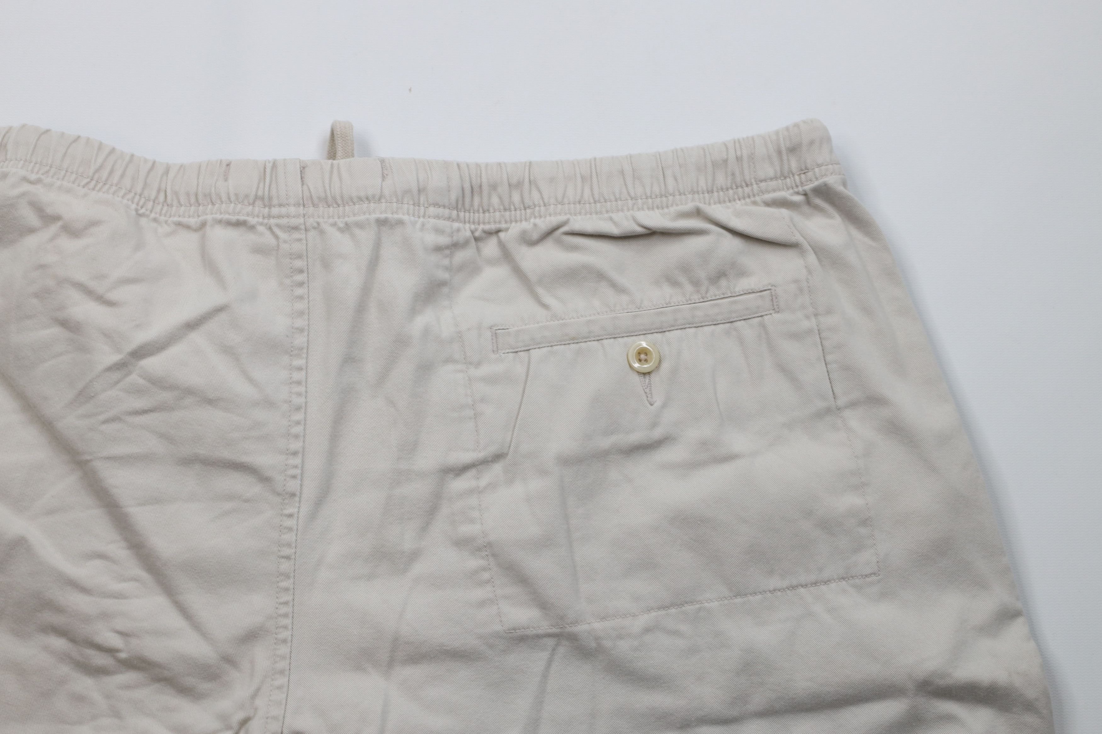 Nautica Vintage 90s Nautica Fit Spell Out Sailing Flag Shorts Beige Size US 38 / EU 54 - 9 Thumbnail