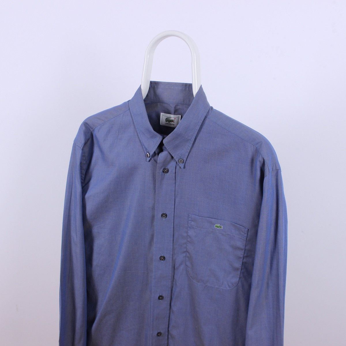 Lacoste Vintage Lacoste Long Sleeve Shirt Size US L / EU 52-54 / 3 - 1 Thumbnail