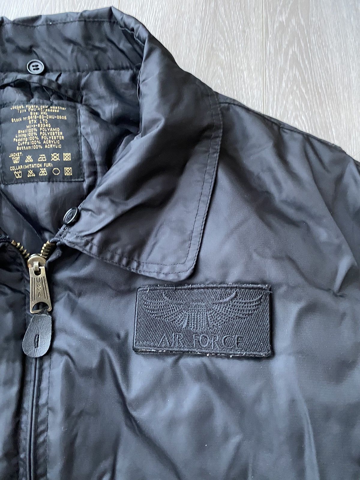 Vintage Vintage Bomber Jacket CWU45-P (Ideal Zipper) Size Medium Size US XXL / EU 58 / 5 - 5 Thumbnail