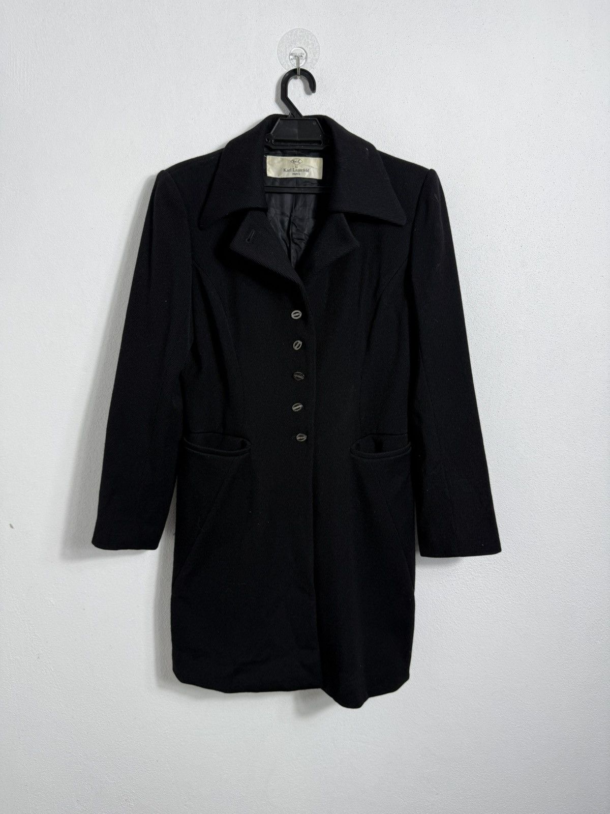 Karl Lagerfeld Karl Lagerfeld Tailored Chanel Designer Classic Long Coat Size S / US 4 / IT 40 - 1 Thumbnail