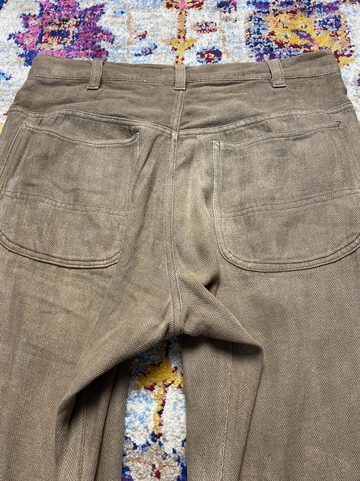 Blue Blue Japan 90s Blue Blue Japan Pure Indigo Mud Wash Trouser Pants Size US 33 - 11 Thumbnail